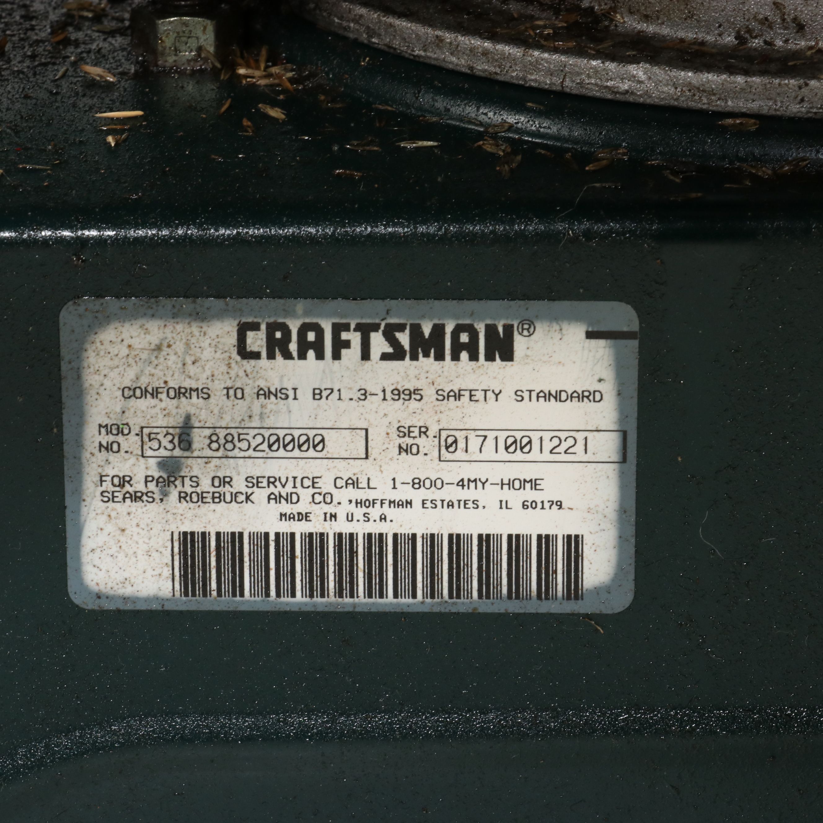 Craftsman 3.8 HP 21" Path Snow Blower