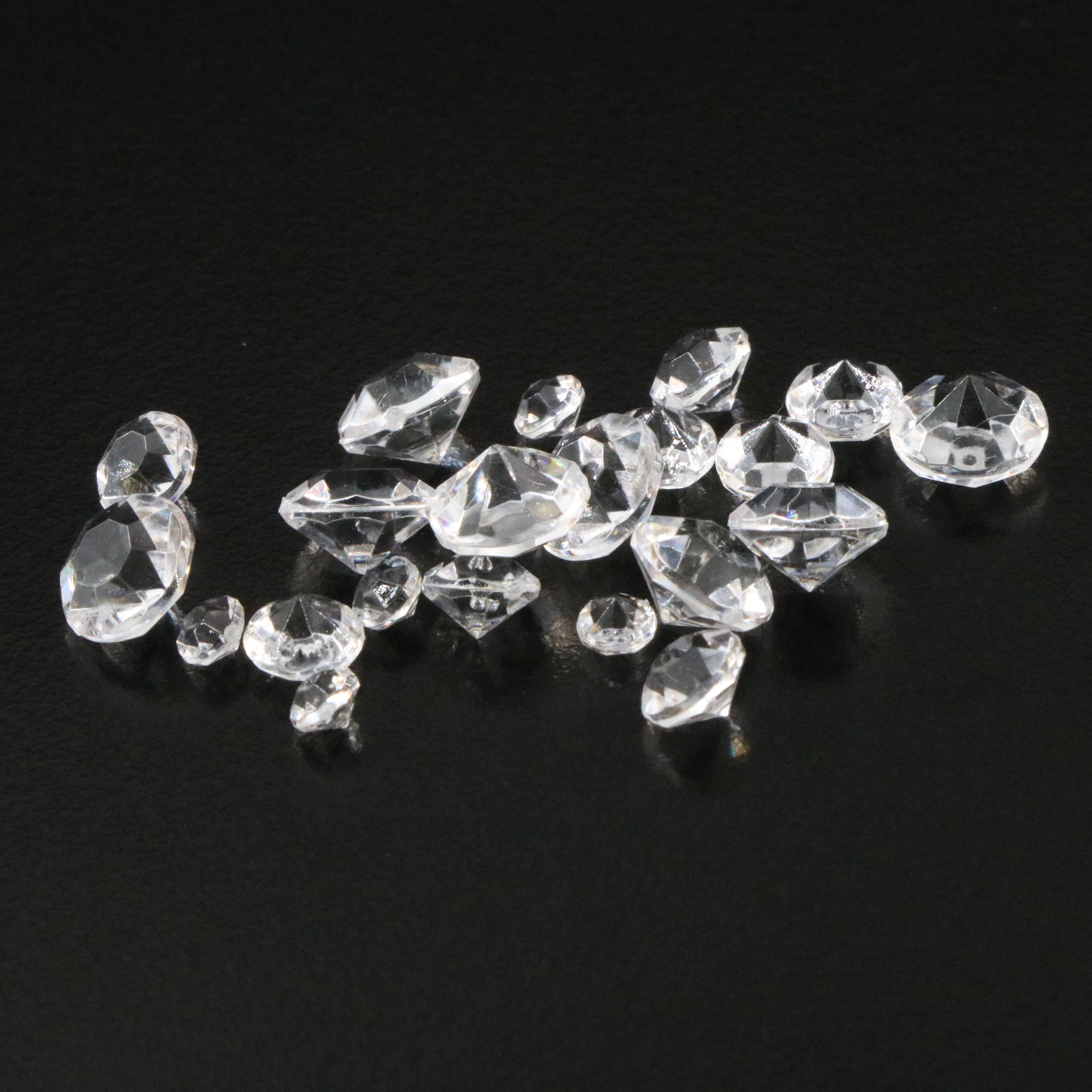 Loose Colorless and Colored Stone Imitations and CZ