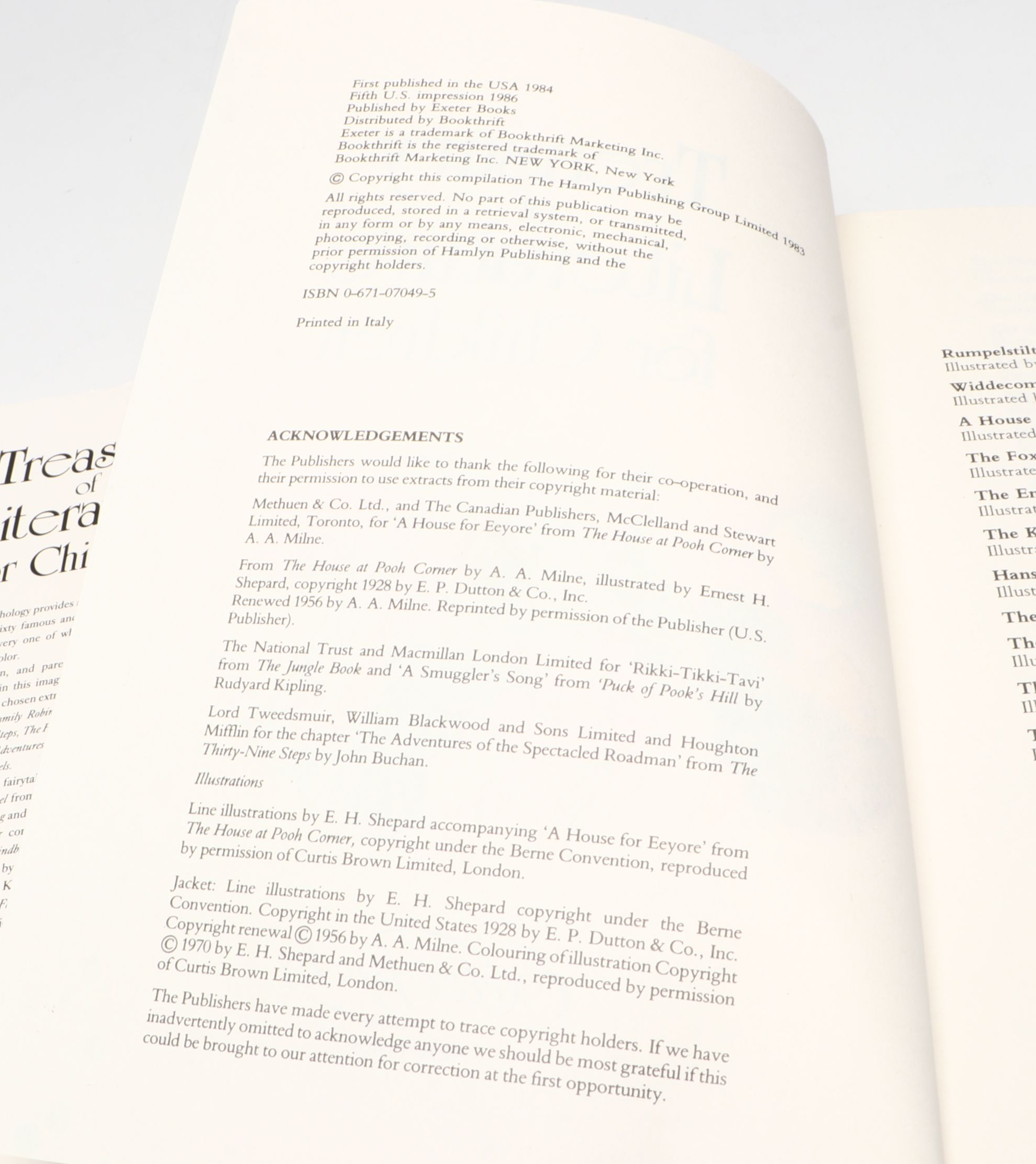 "Illustrated Treasury of Modern Literature for Children" & More Children's Books