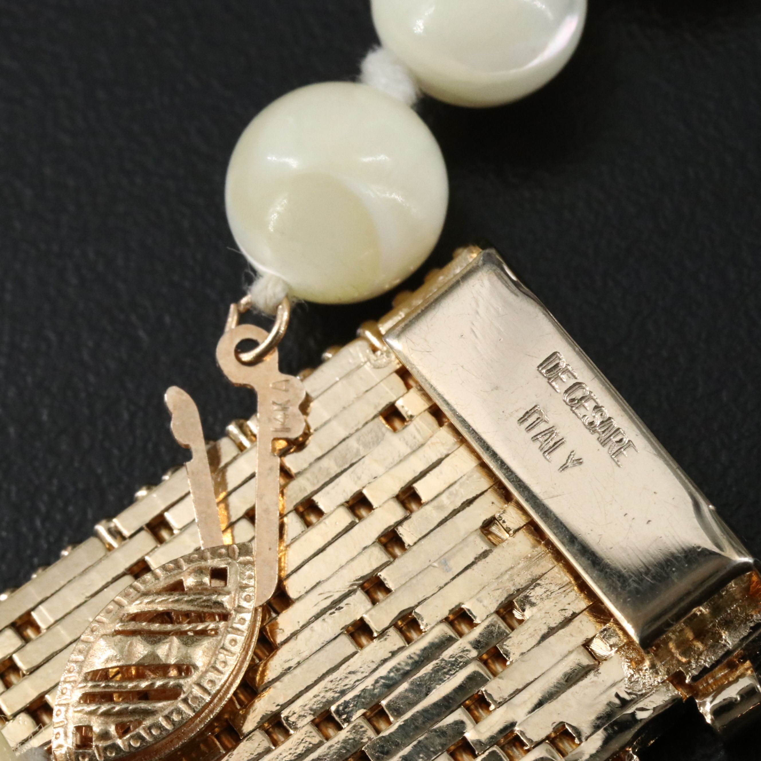 Assorted Jewelry Featuring 14K, Pearl, Spinel, and Mother of Pearl