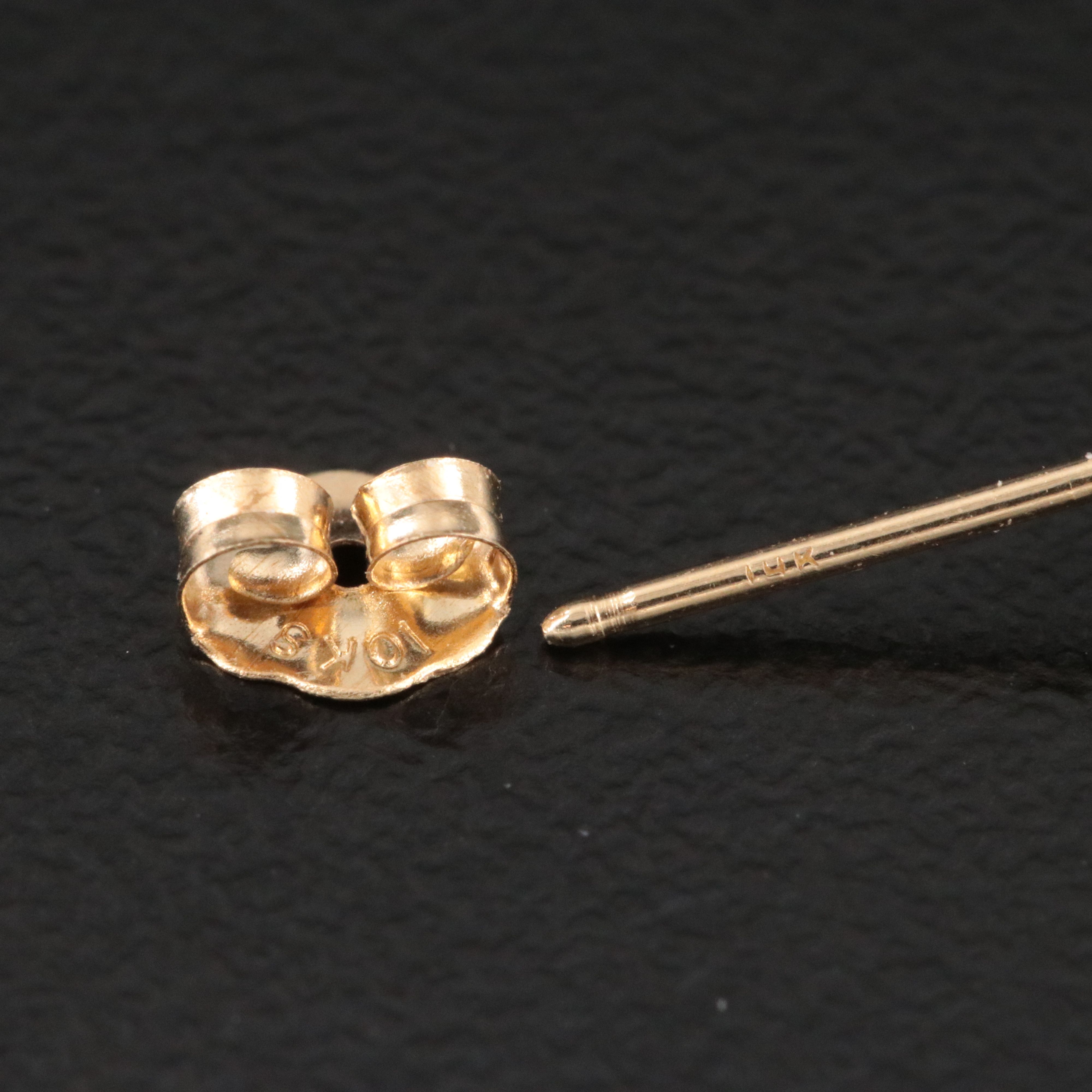 14K Buttercup Stud Earrings