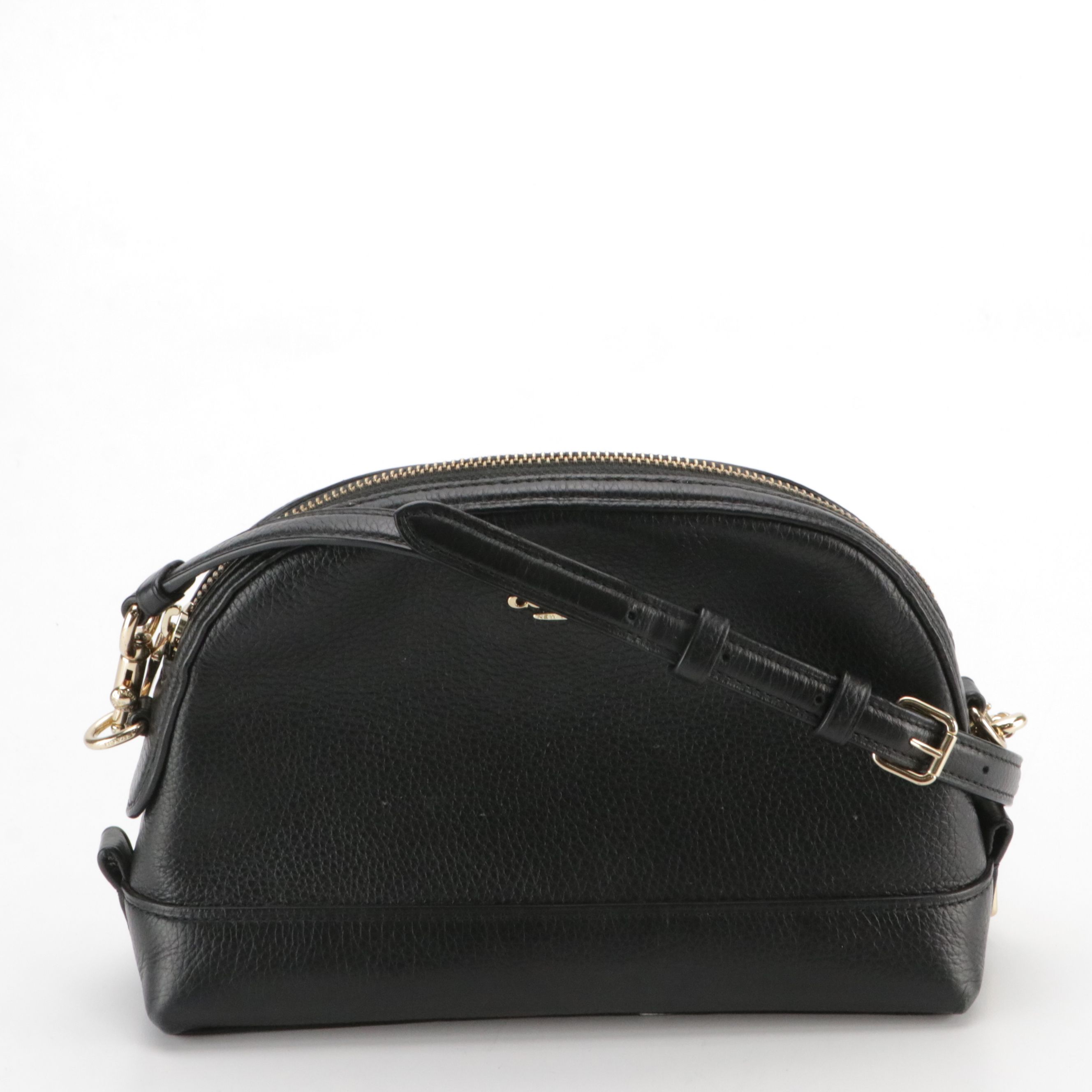 Coach Domed Crossbody Bag and Hippie Hobo Shoulder Bag in Black Leather