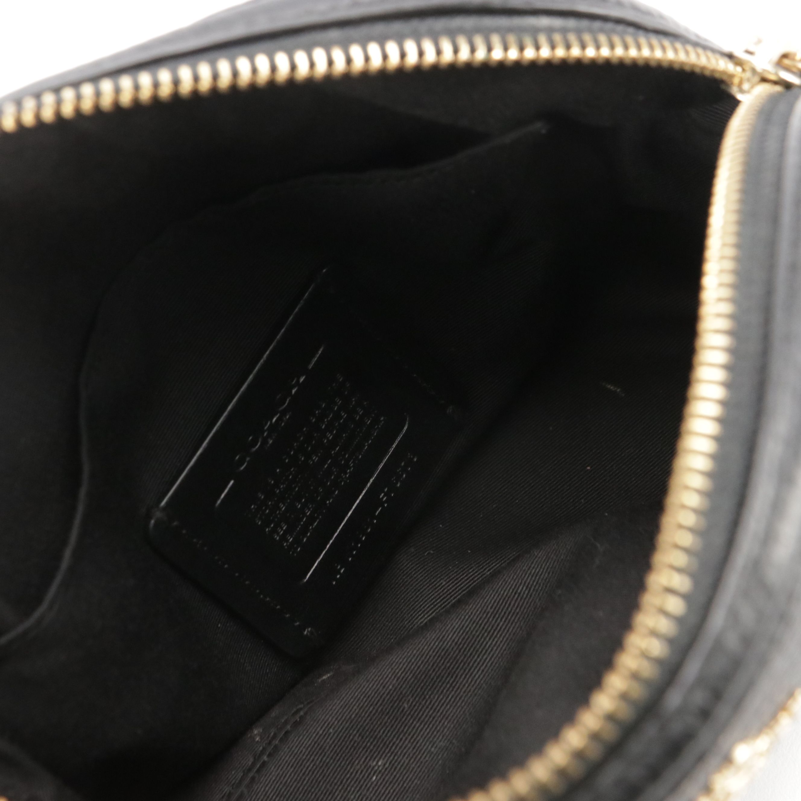 Coach Domed Crossbody Bag and Hippie Hobo Shoulder Bag in Black Leather