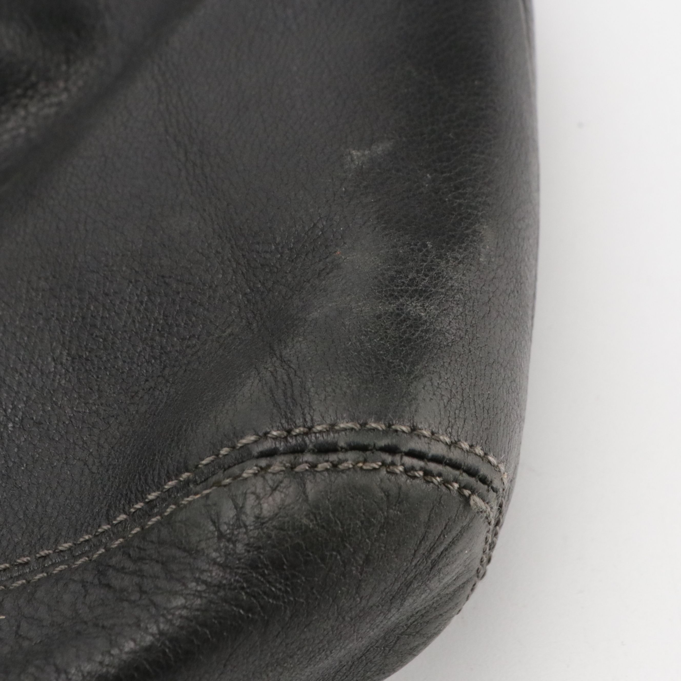 Coach Domed Crossbody Bag and Hippie Hobo Shoulder Bag in Black Leather