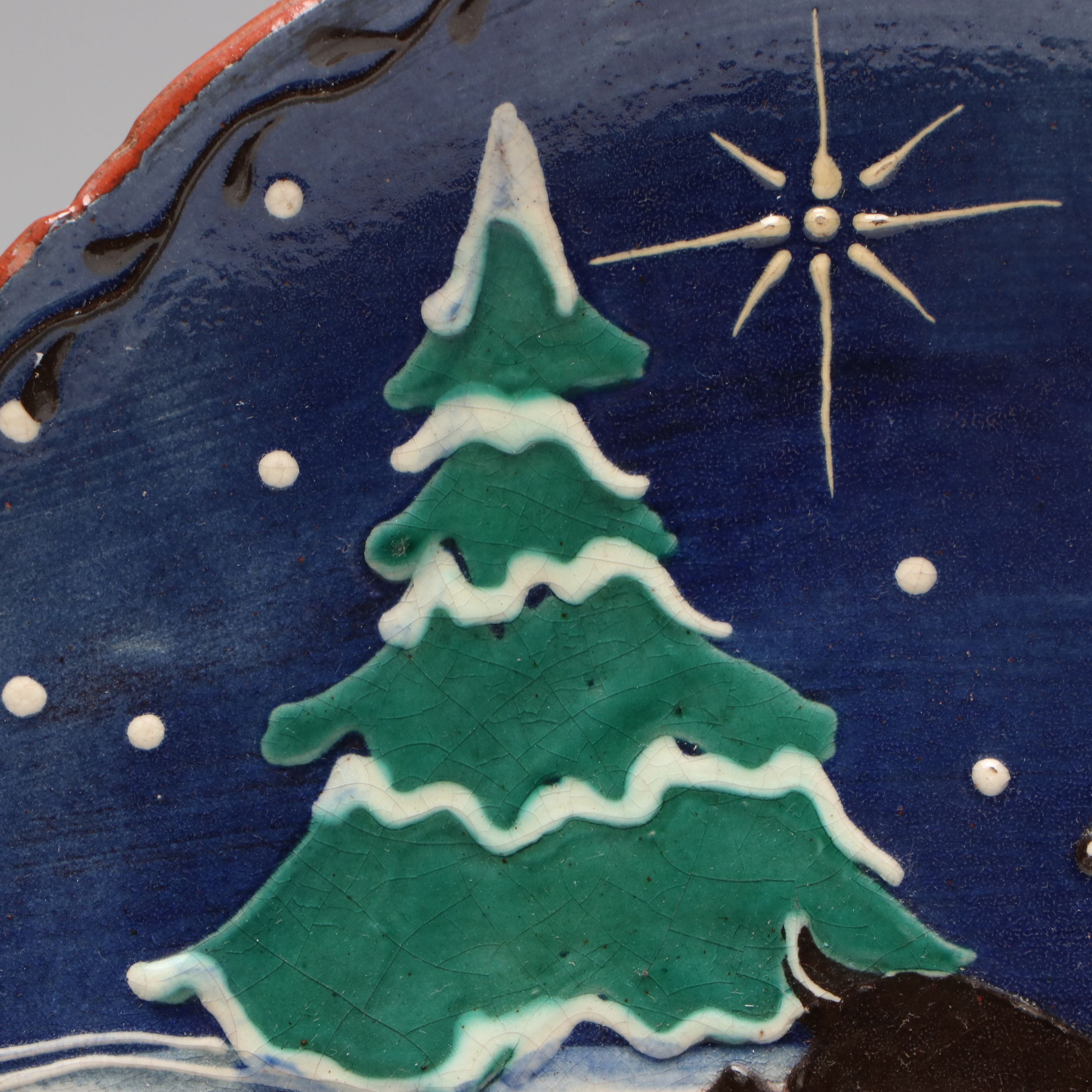 Sandy Downing for Turtlecreek Potters Reindeer Bowl