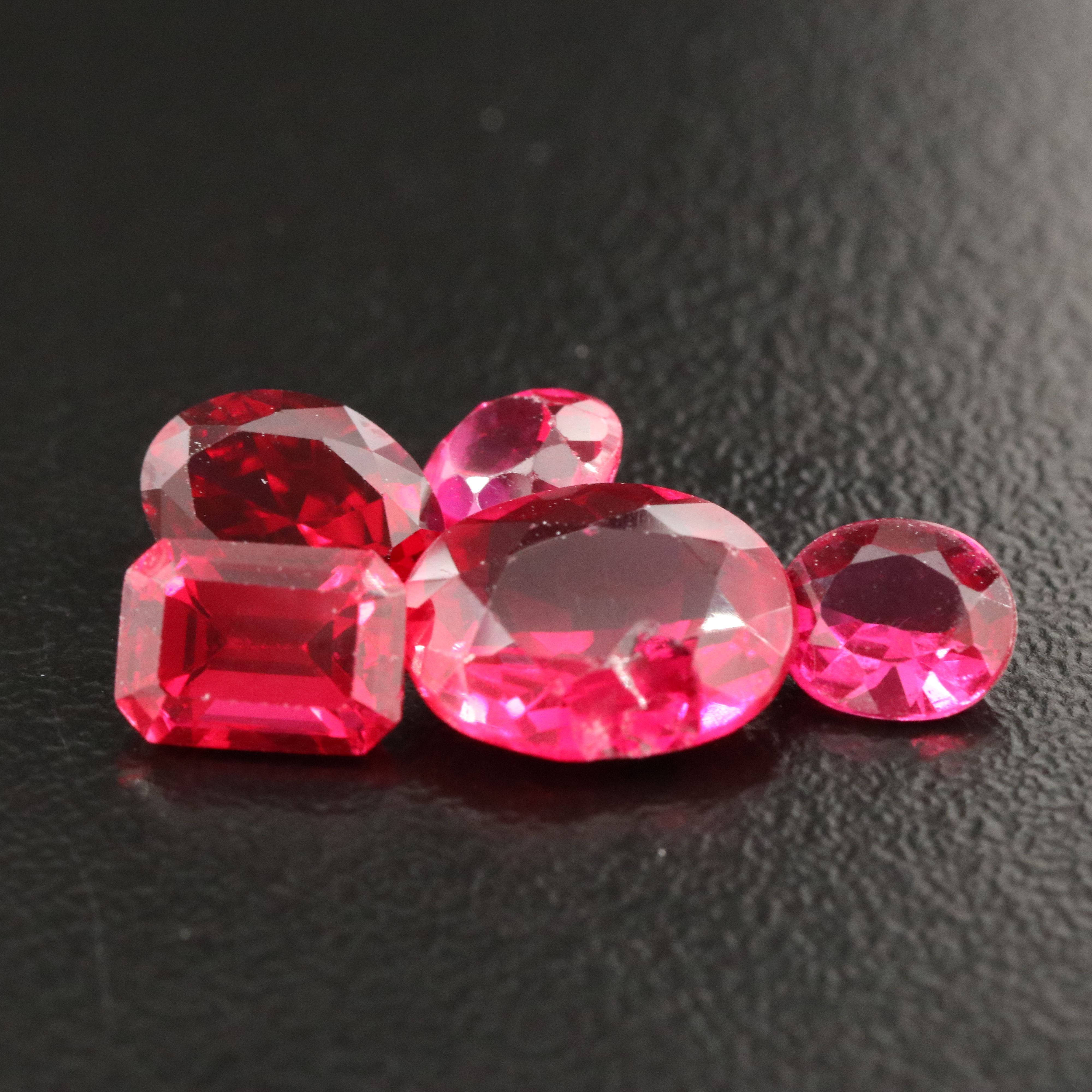 Loose 7.19 CTW Lab Grown Rubies