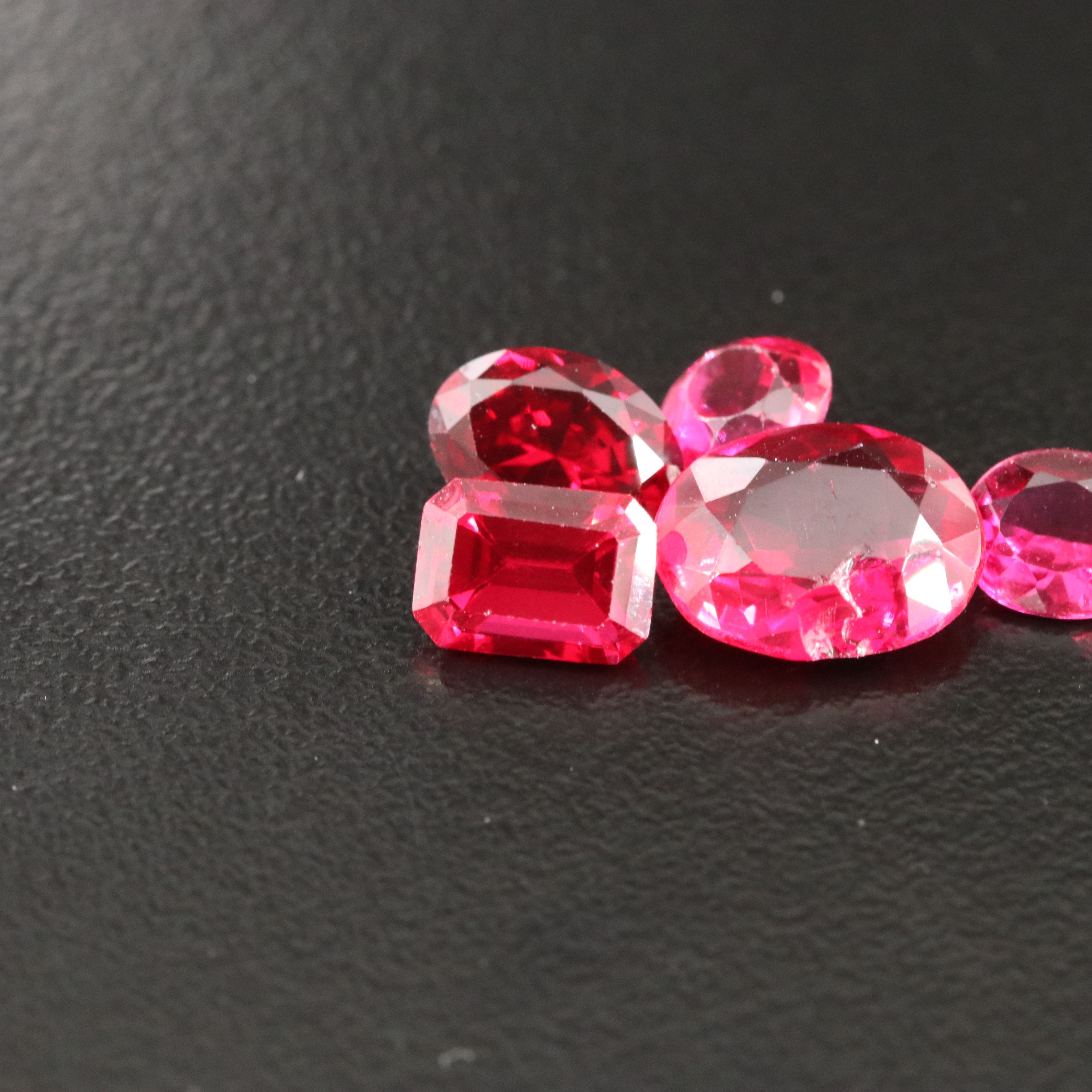 Loose 7.19 CTW Lab Grown Rubies