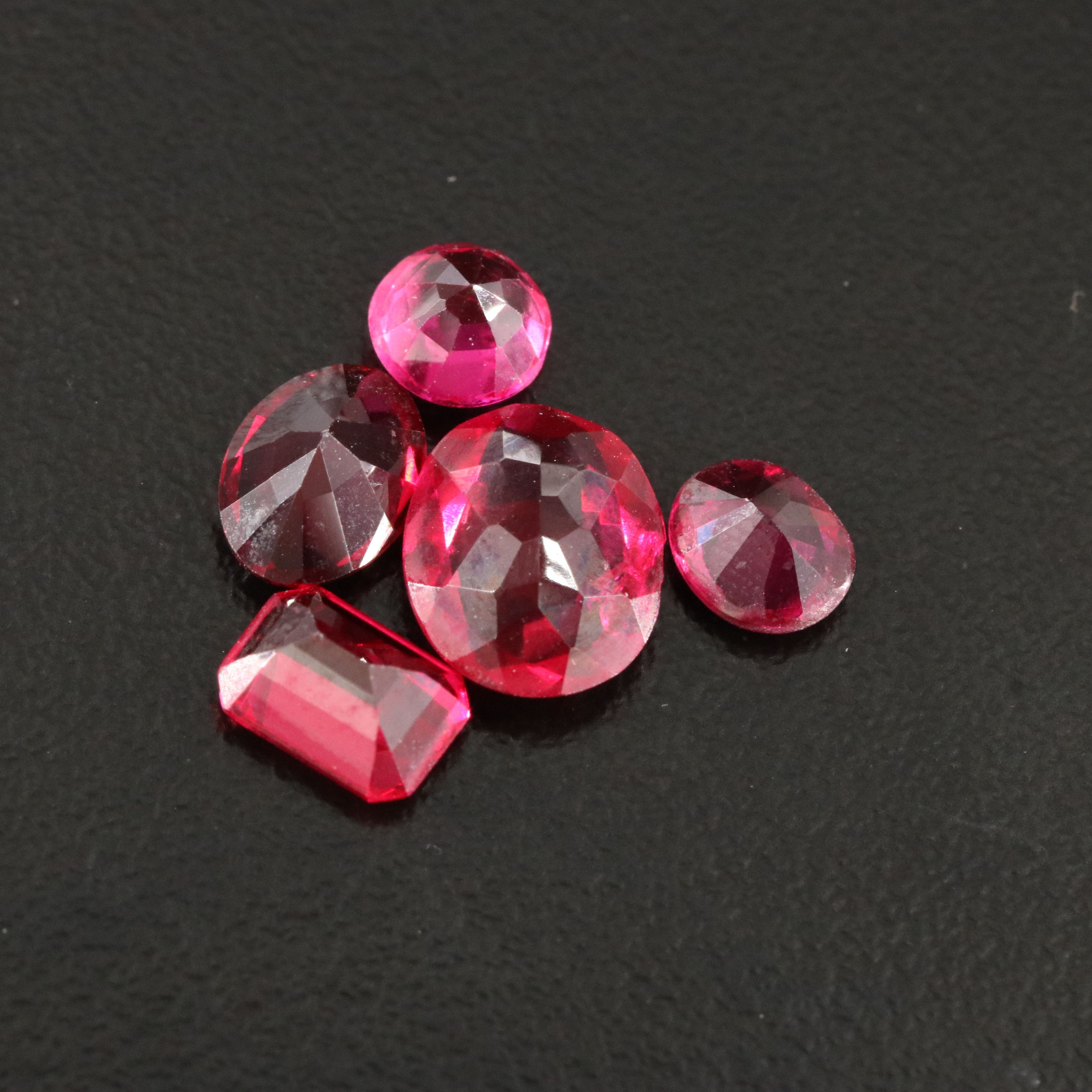 Loose 7.19 CTW Lab Grown Rubies