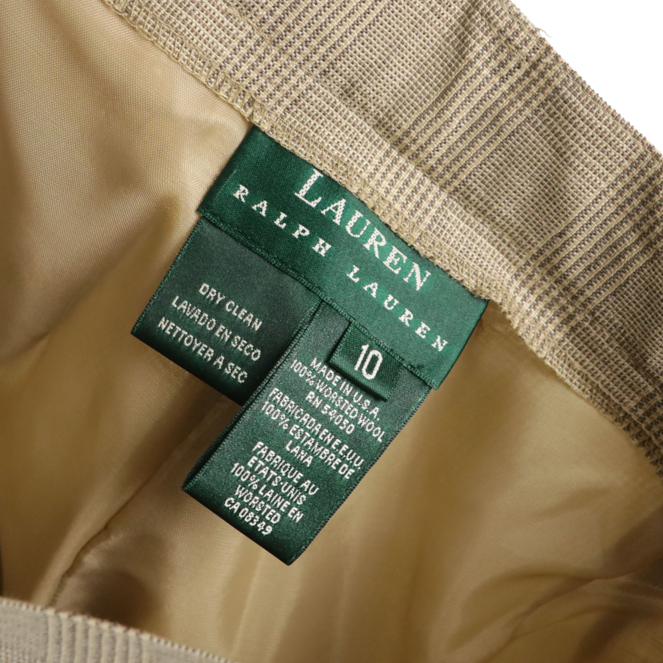 Lauren Ralph Lauren Plaid Double-Breasted Pantsuit