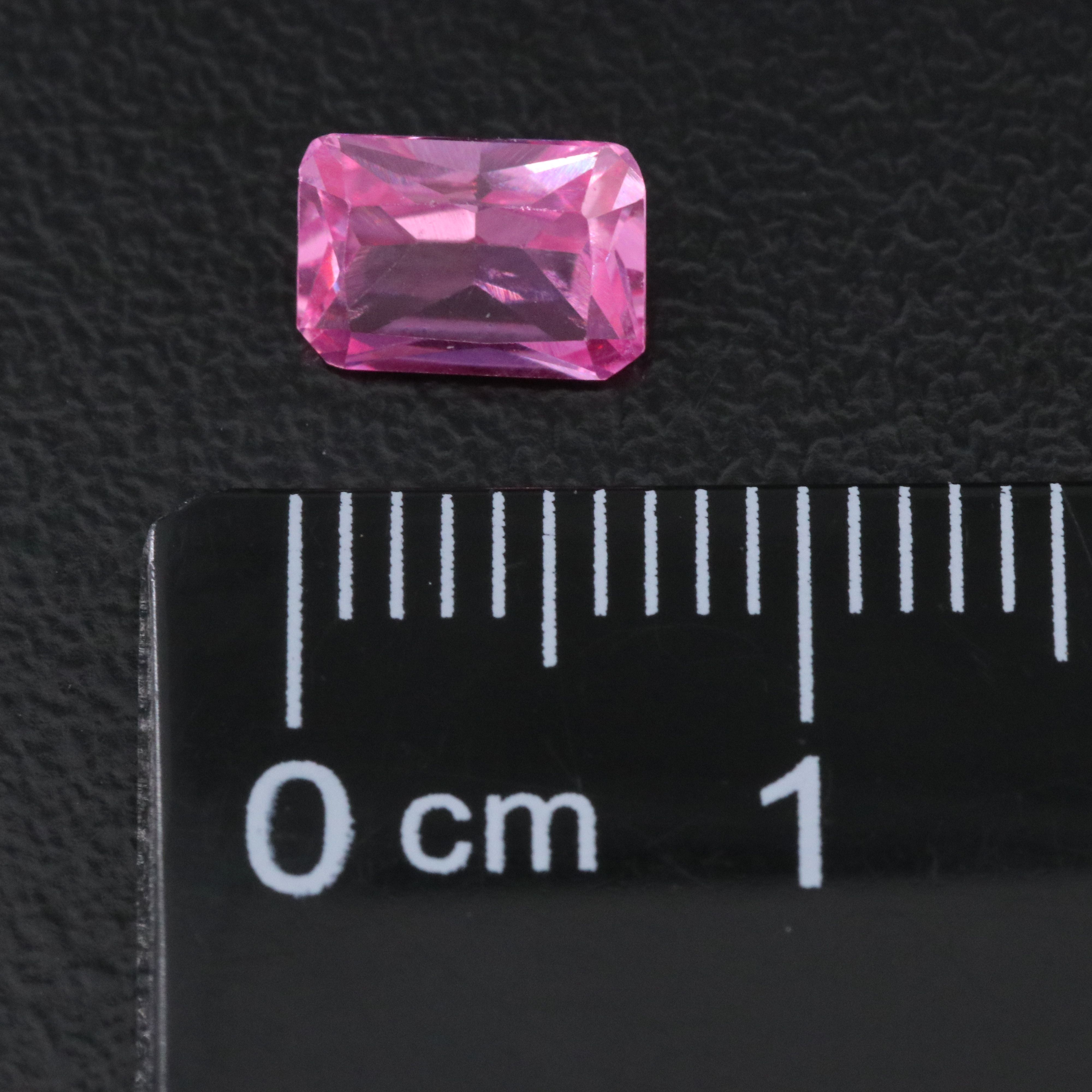 Loose 6.87 CTW Gemstone Lot Including Lab Grown Sapphire and Topaz