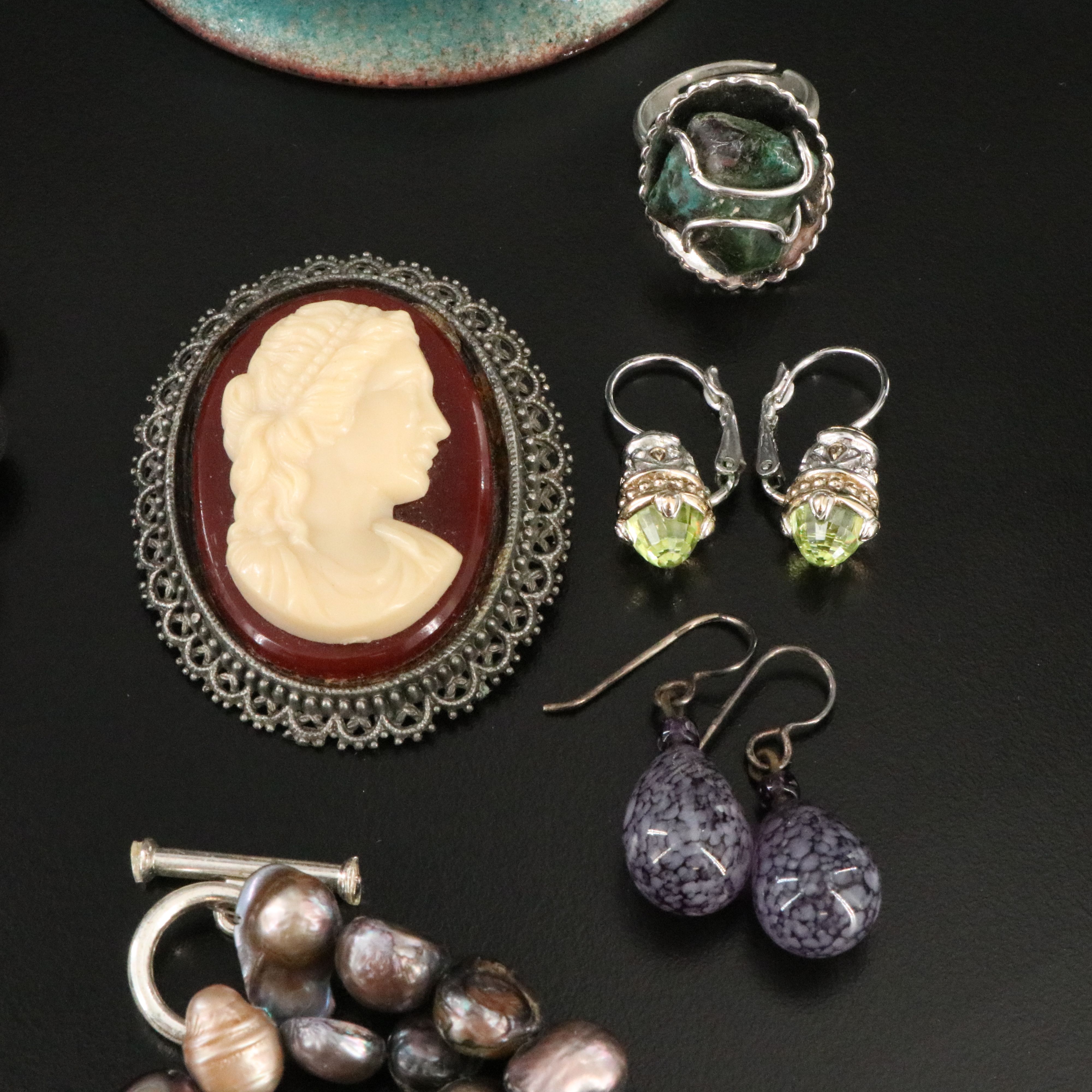 Jewelry Collection Featuring Marc Jacobs, Kyanite, Pearl and Rhodolite Garnet