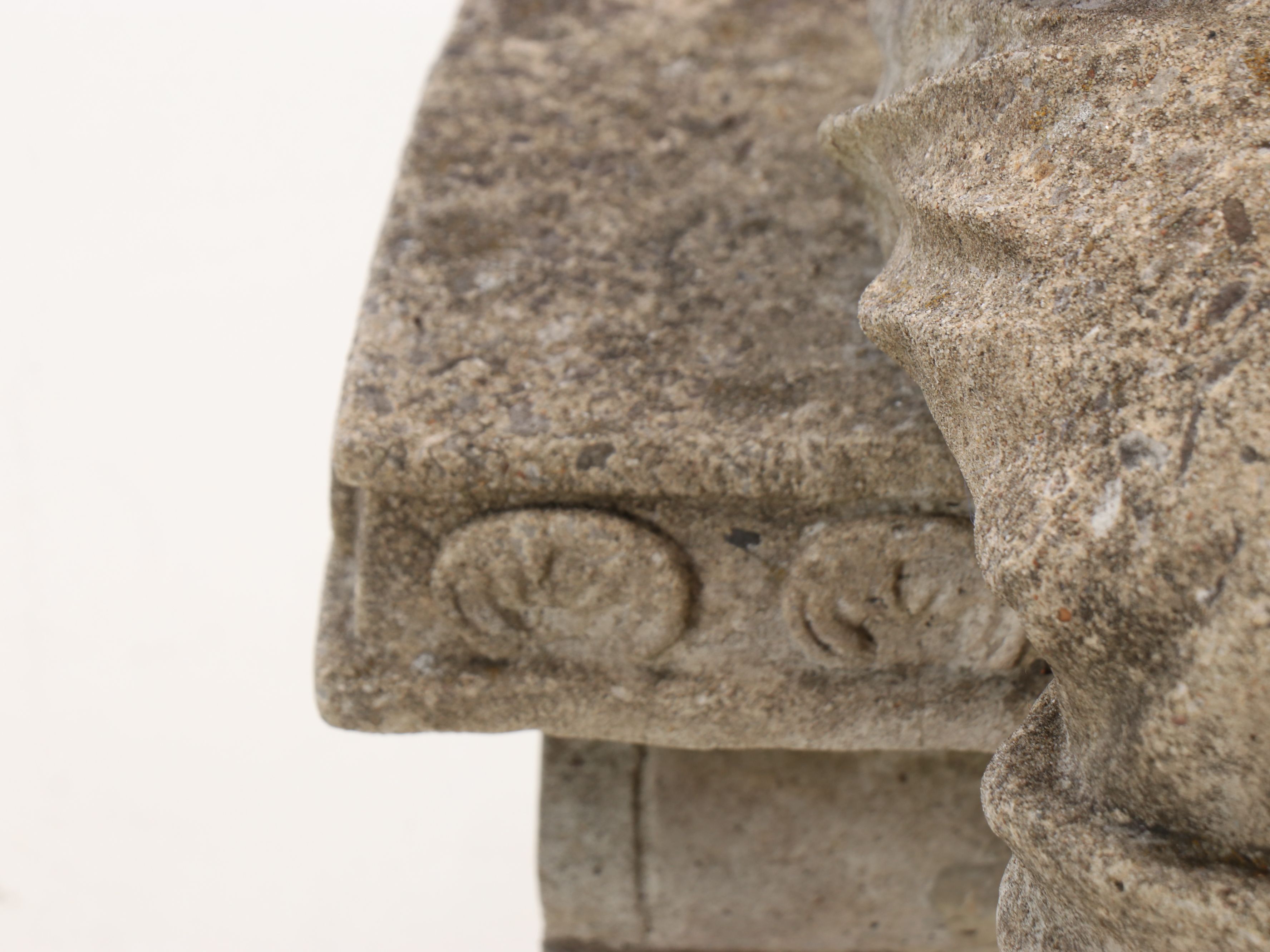 Seated Child and Dog Cast Concrete Garden Statue | EBTH