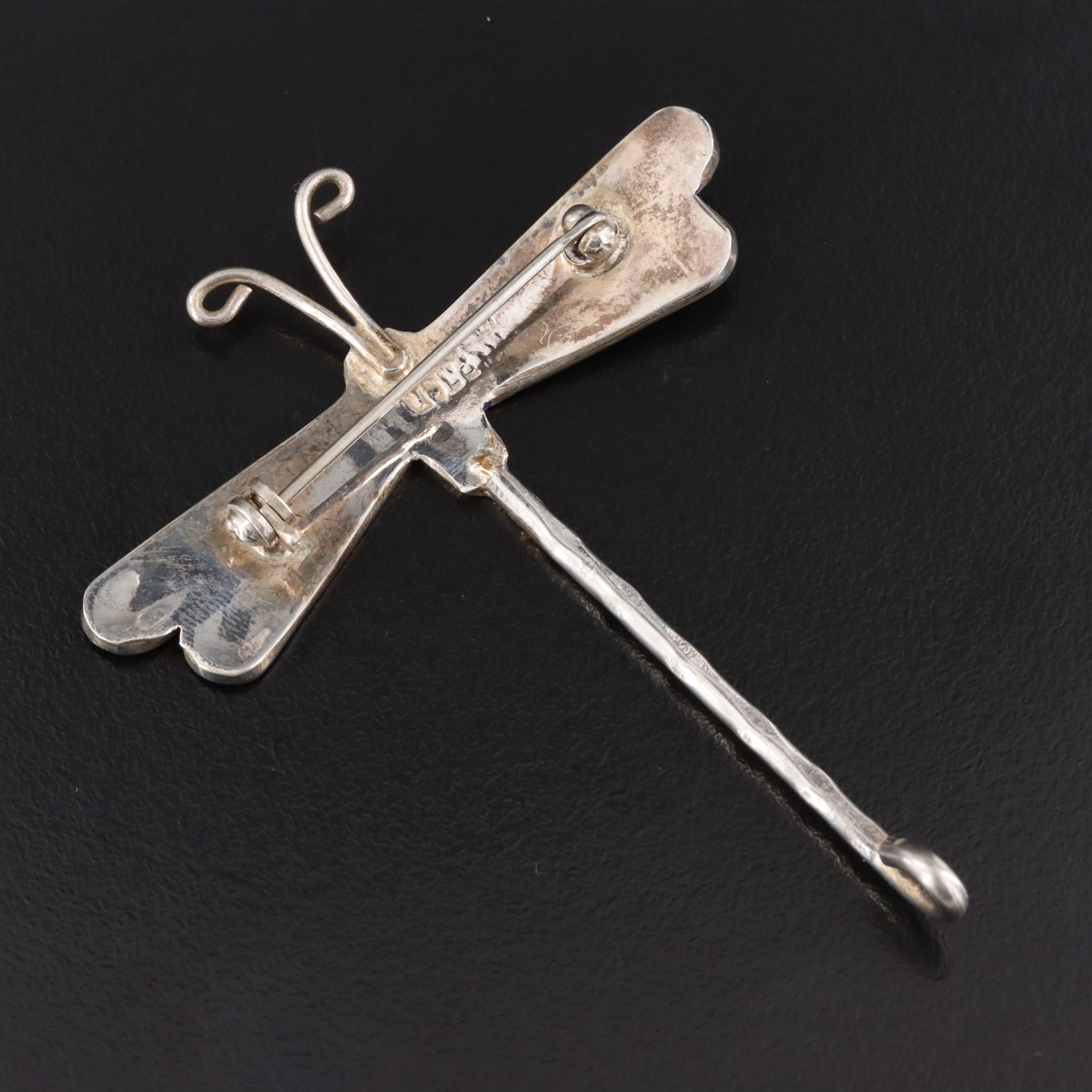 Mexican Abalone Dragonfly Brooch