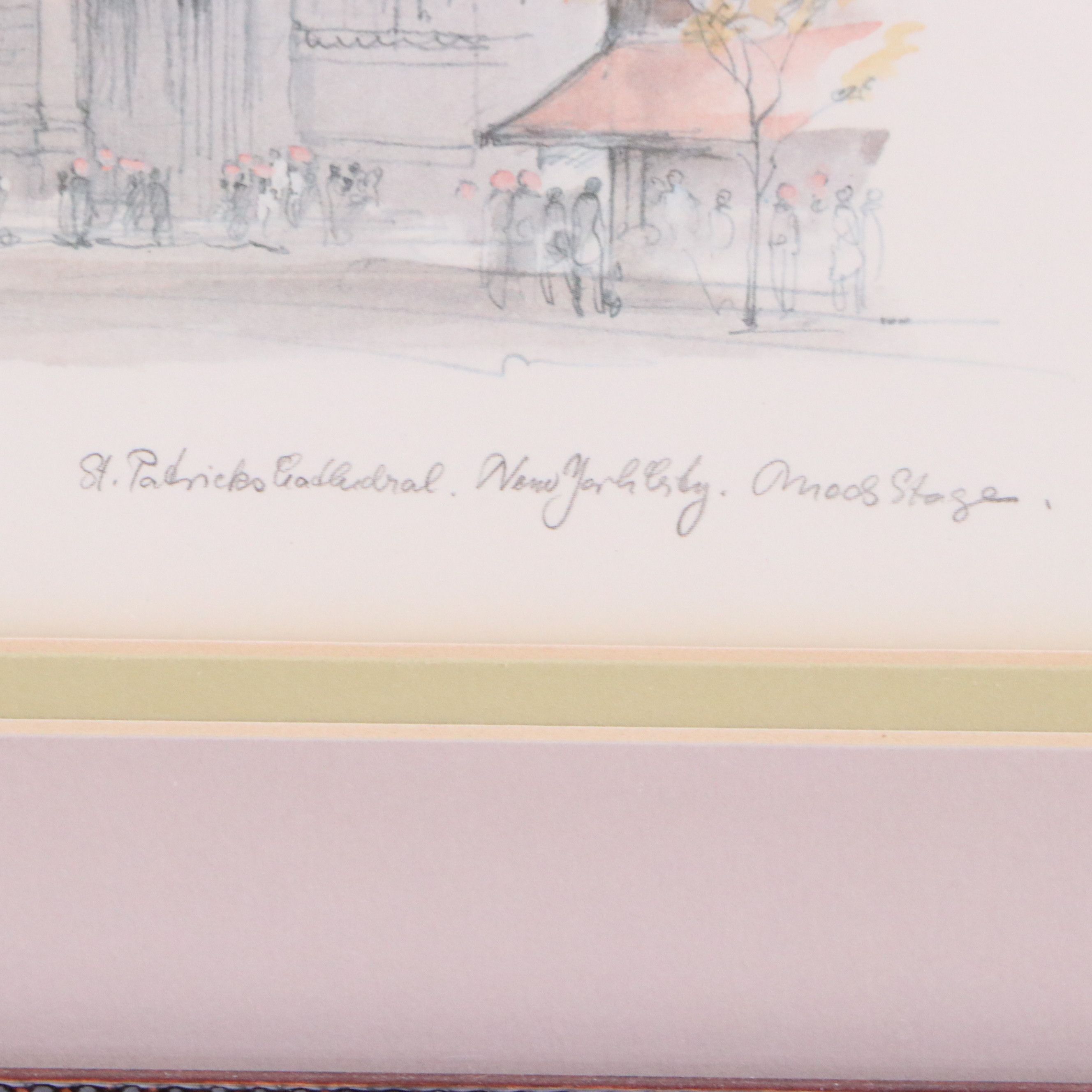 After Mads Stage and Jan Korthals Travel Sketch Offset Prints, Late 20th Century