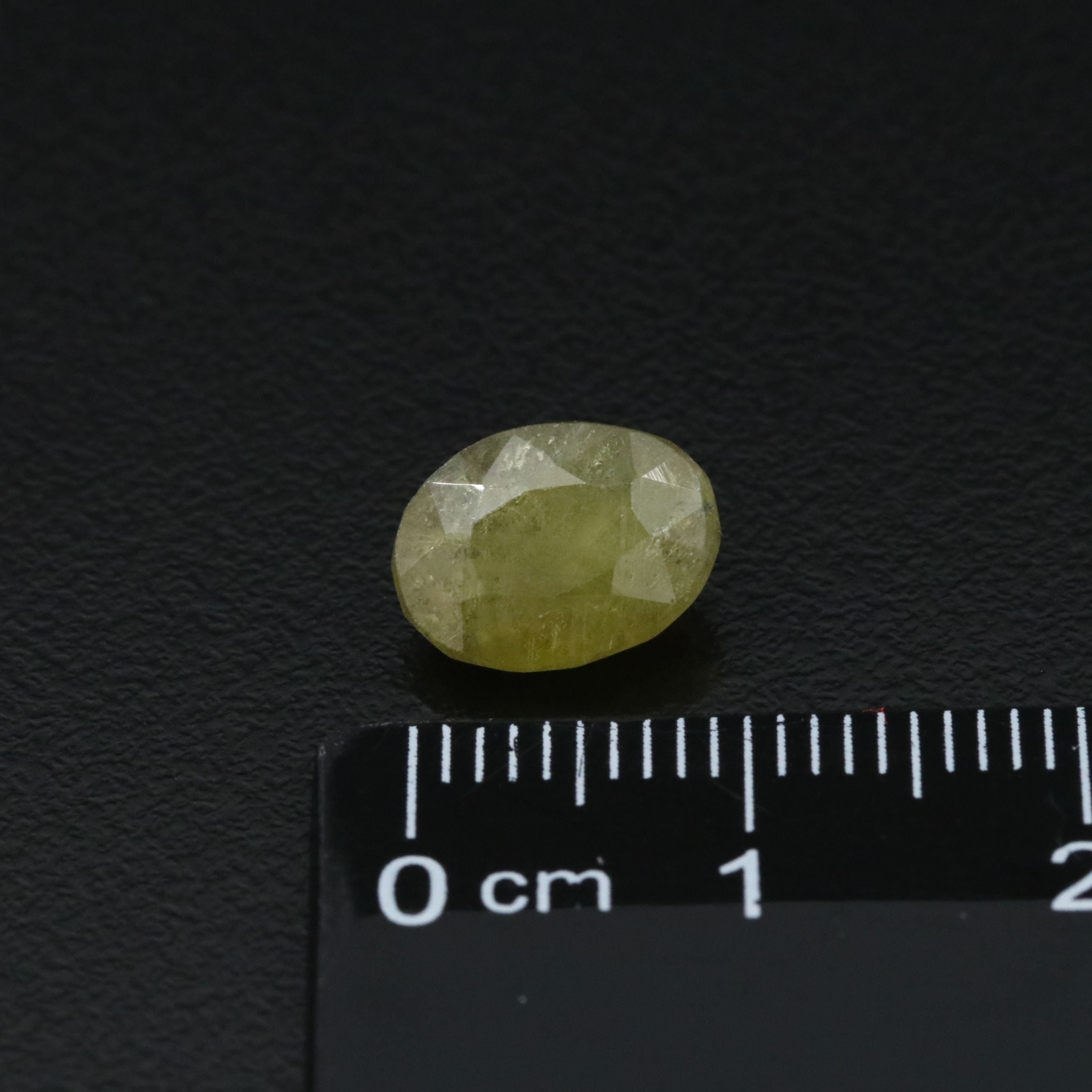 Loose 3.72 CT Green Sapphire