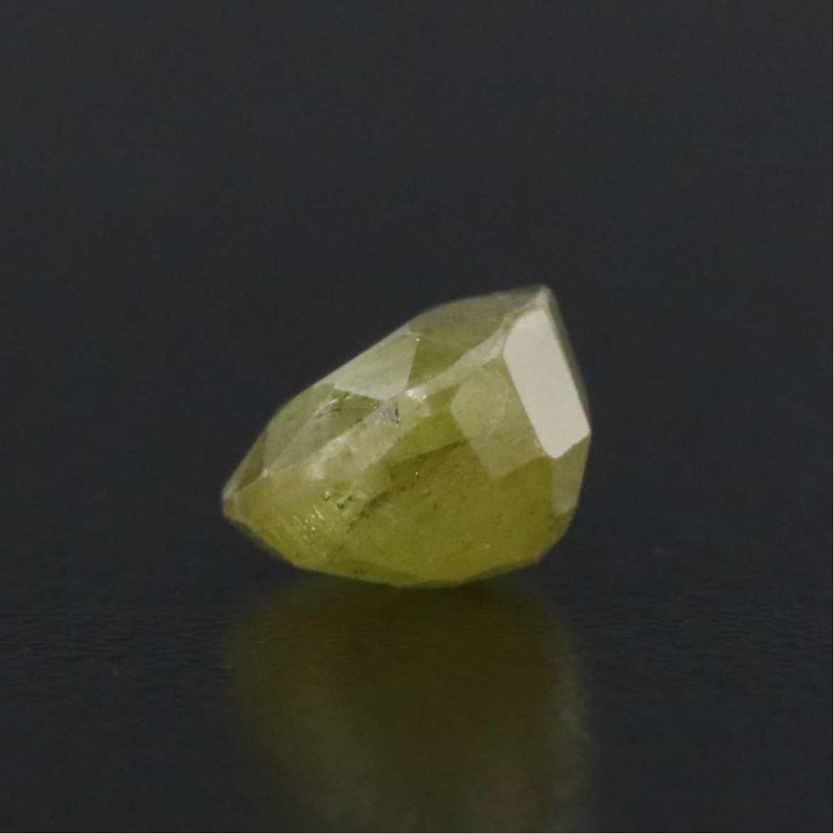Loose 3.72 CT Green Sapphire