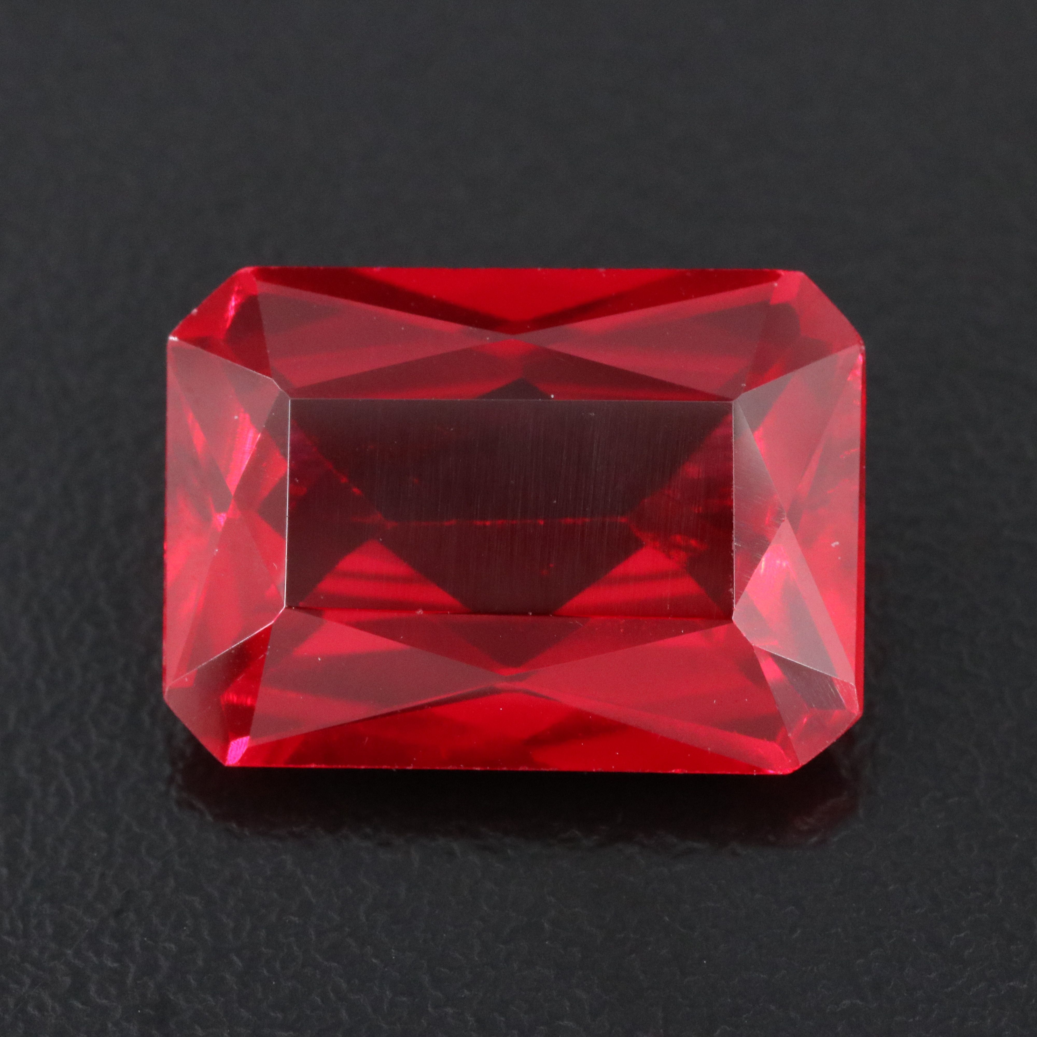Loose 18.11 CT Lab Grown Ruby