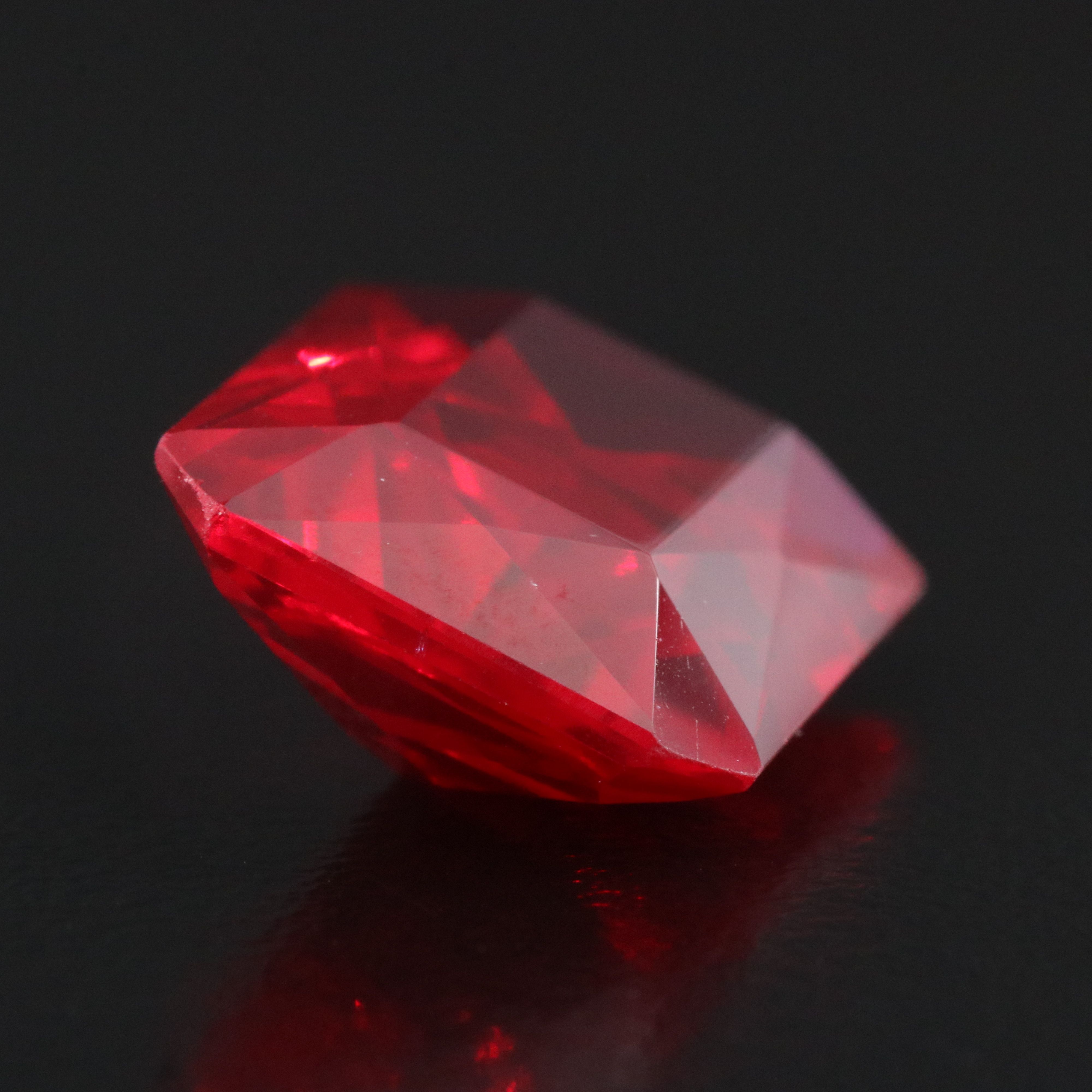 Loose 18.11 CT Lab Grown Ruby
