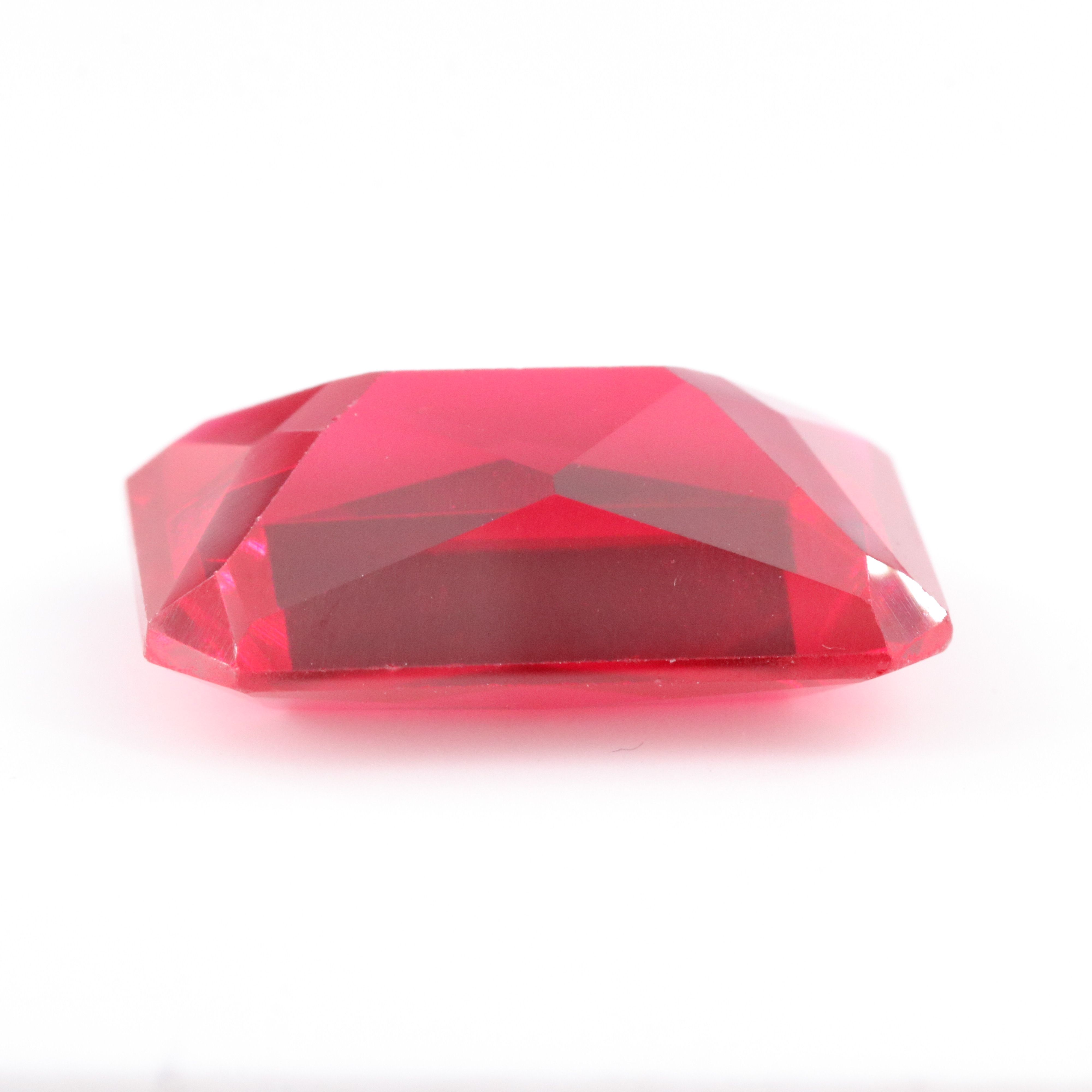 Loose 18.11 CT Lab Grown Ruby