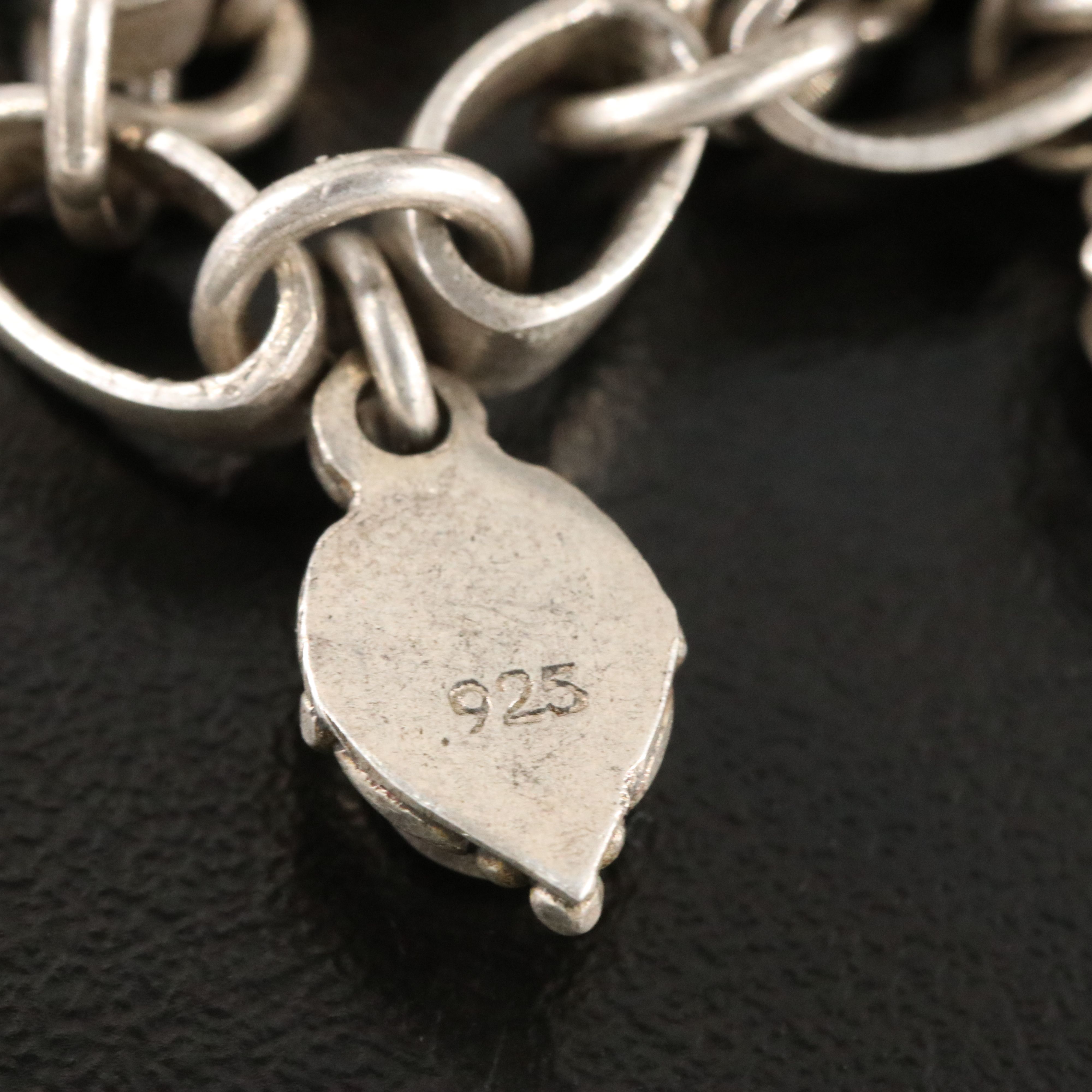 Sterling Pearl and Amethyst Fringe Bracelet