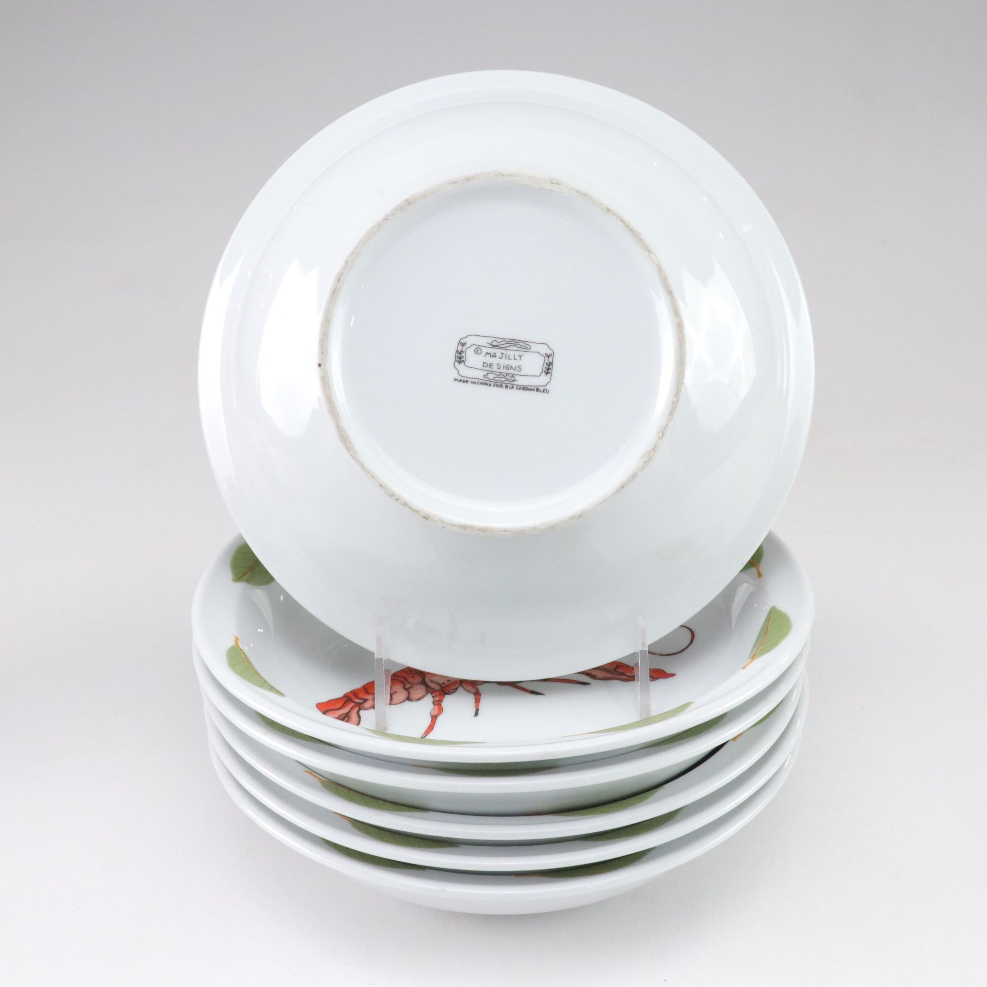 Majilly Designs "El Mar" with Yonemoto Shrimp & Prawn Dinnerware