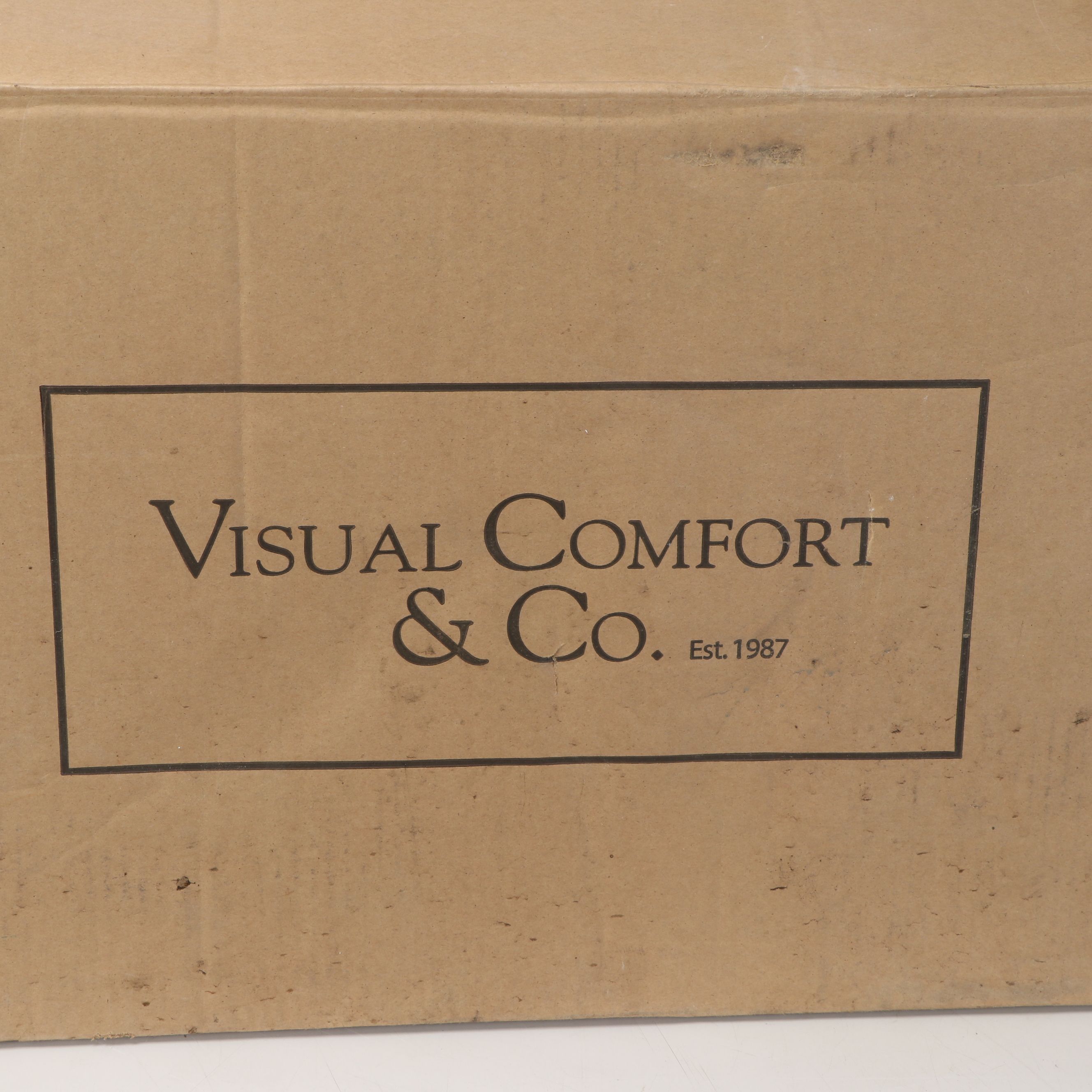 Visual Comfort & Co. Chandelier with Glass Shades