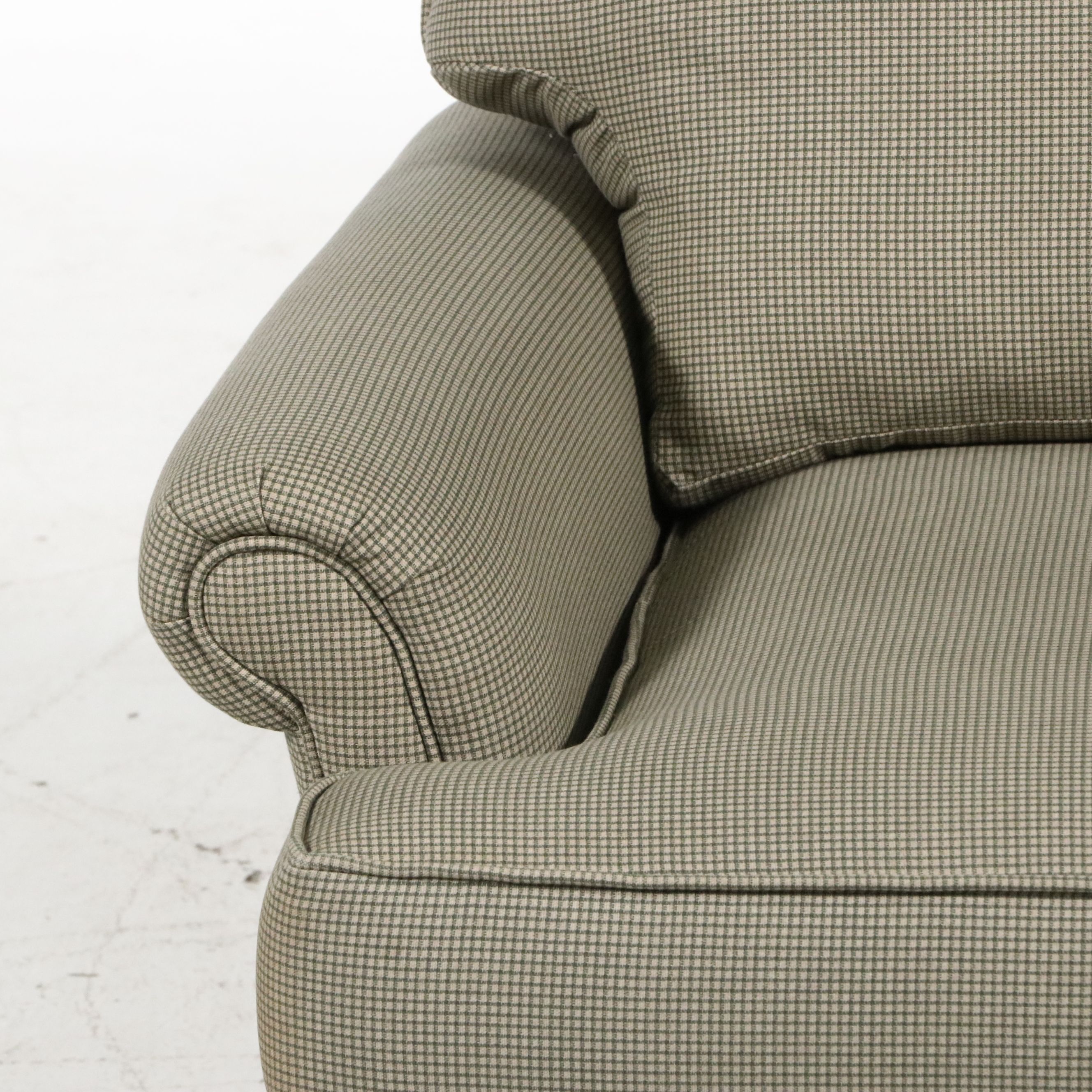 Berne Furniture Upholstered Swivel Rocker Armchair, Late 20th Century
