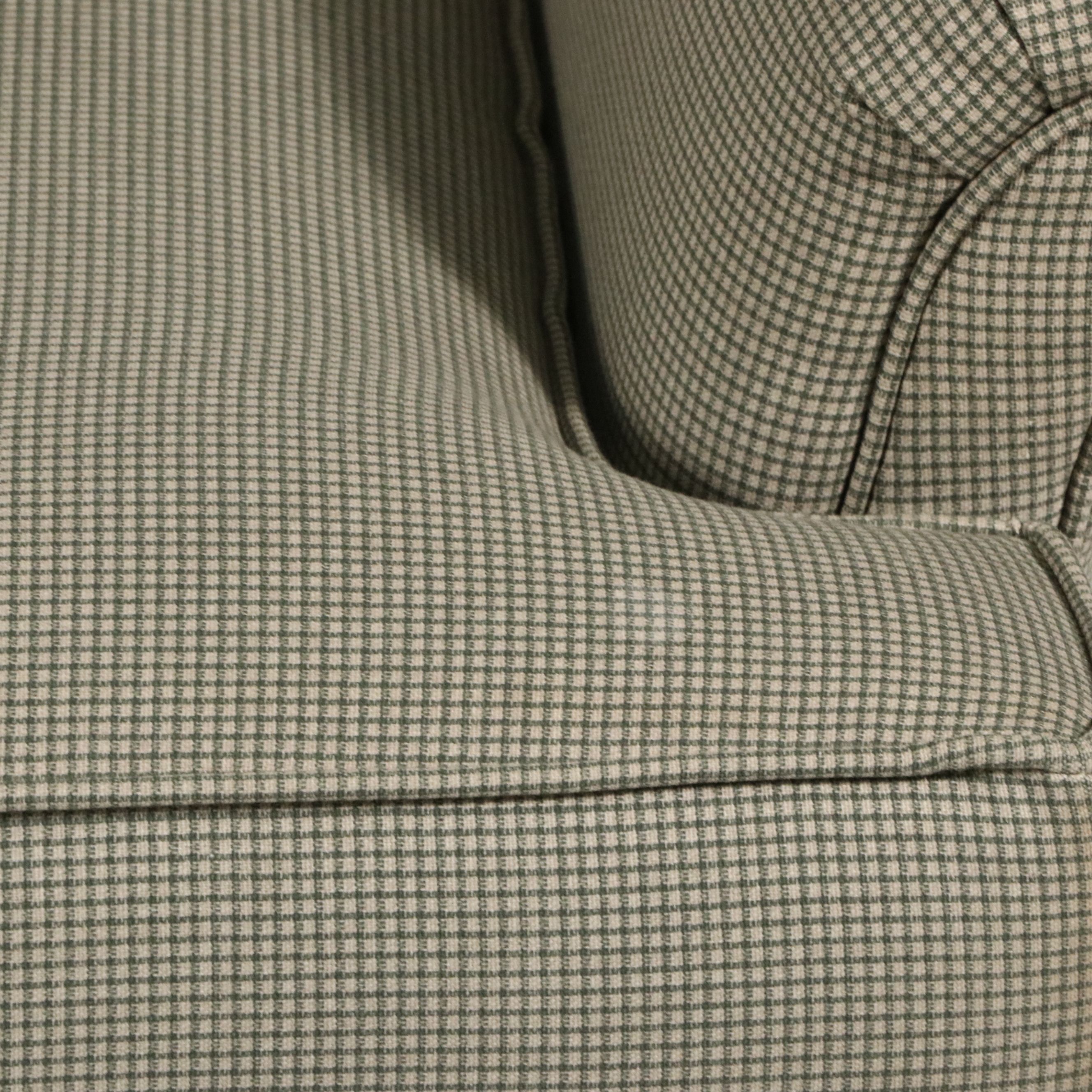 Berne Furniture Upholstered Swivel Rocker Armchair, Late 20th Century