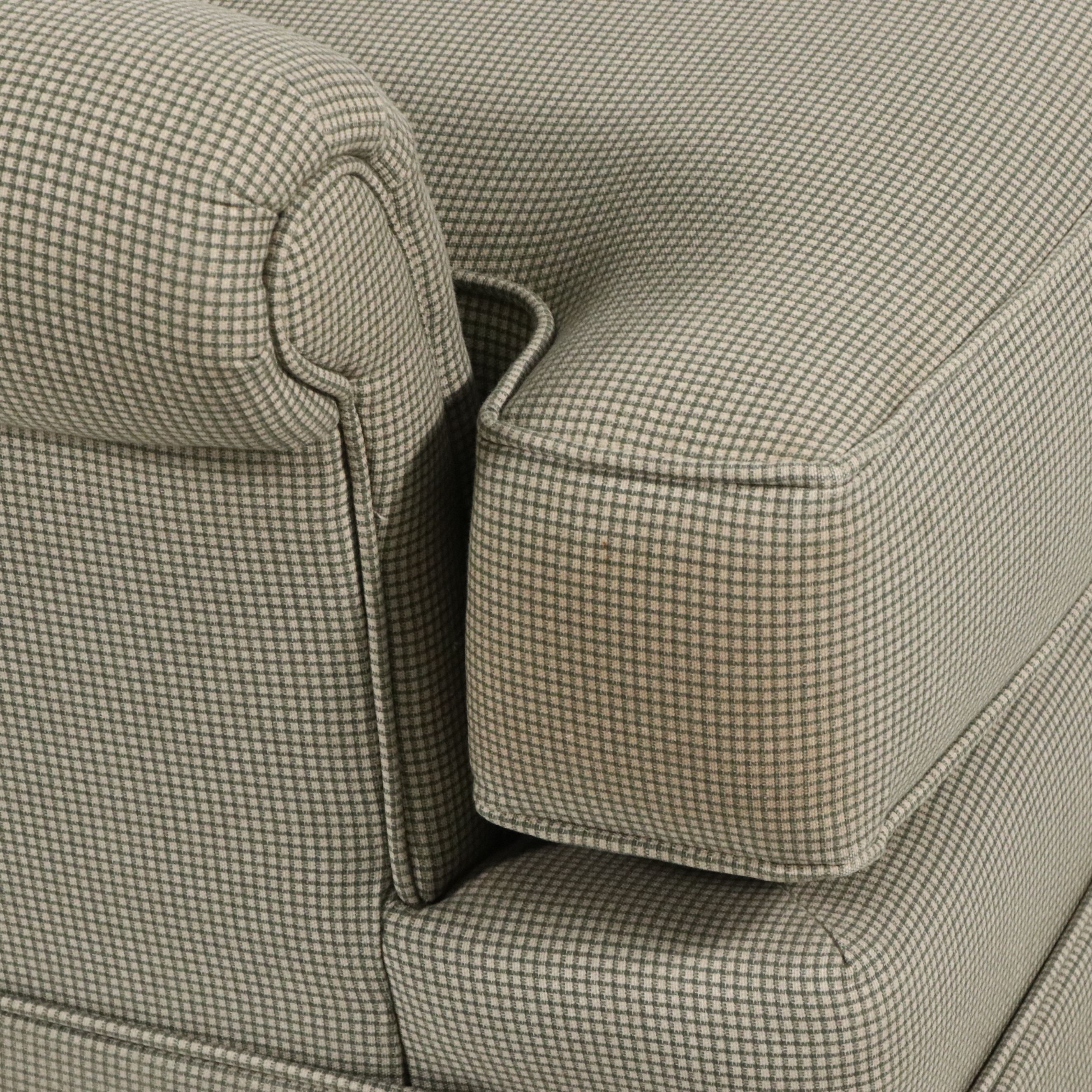 Berne Furniture Upholstered Swivel Rocker Armchair, Late 20th Century