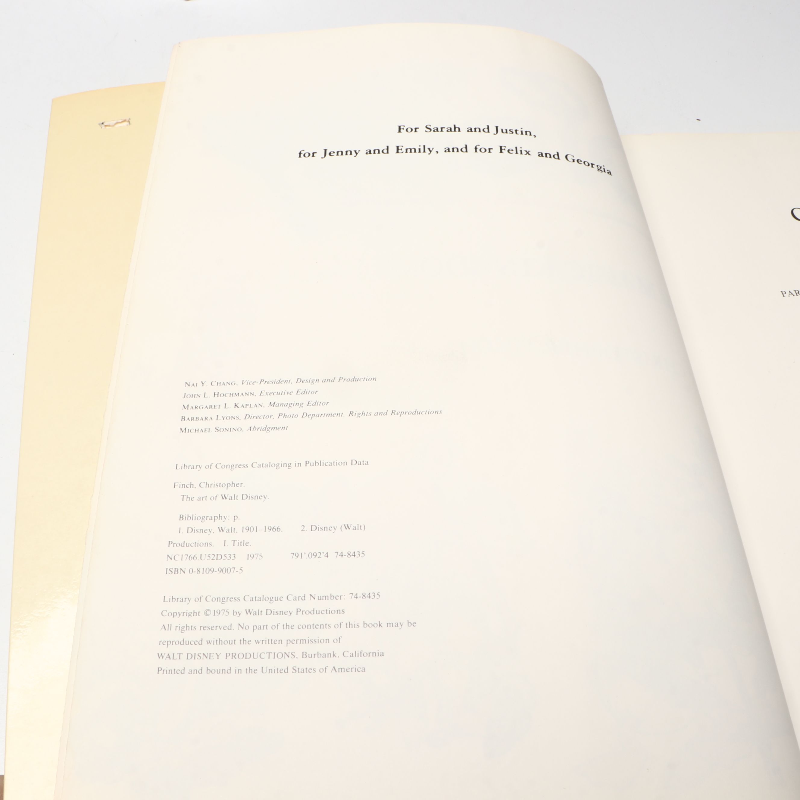 "The Art of Walt Disney" by Christopher Finch with More Art and Craft Books