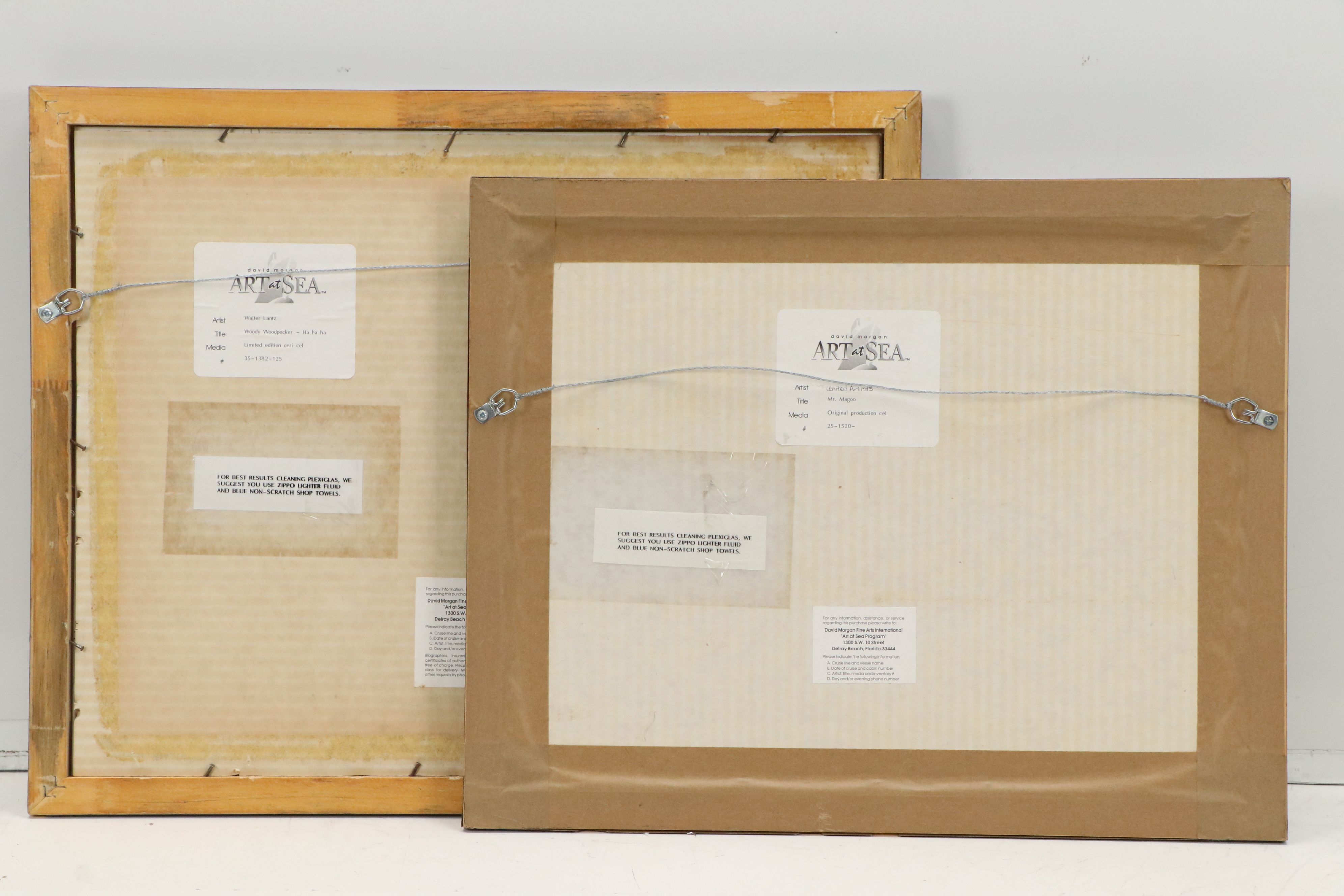 UPA "Mr. Magoo" Hand-Painted Production Cel Sequence and Other Sericel