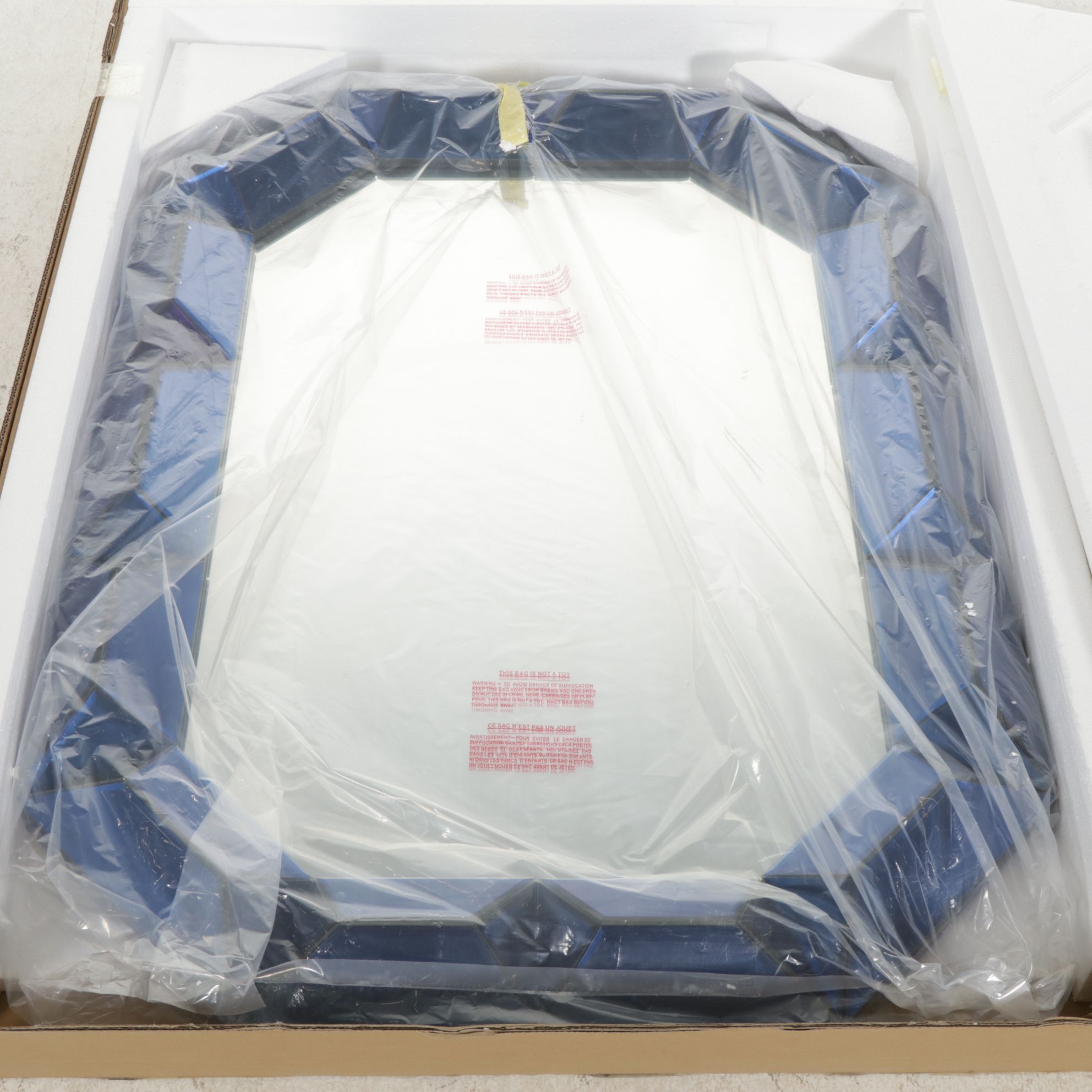 Villa & House "Romano" Sapphire Blue Framed Wall Mirror, 2024