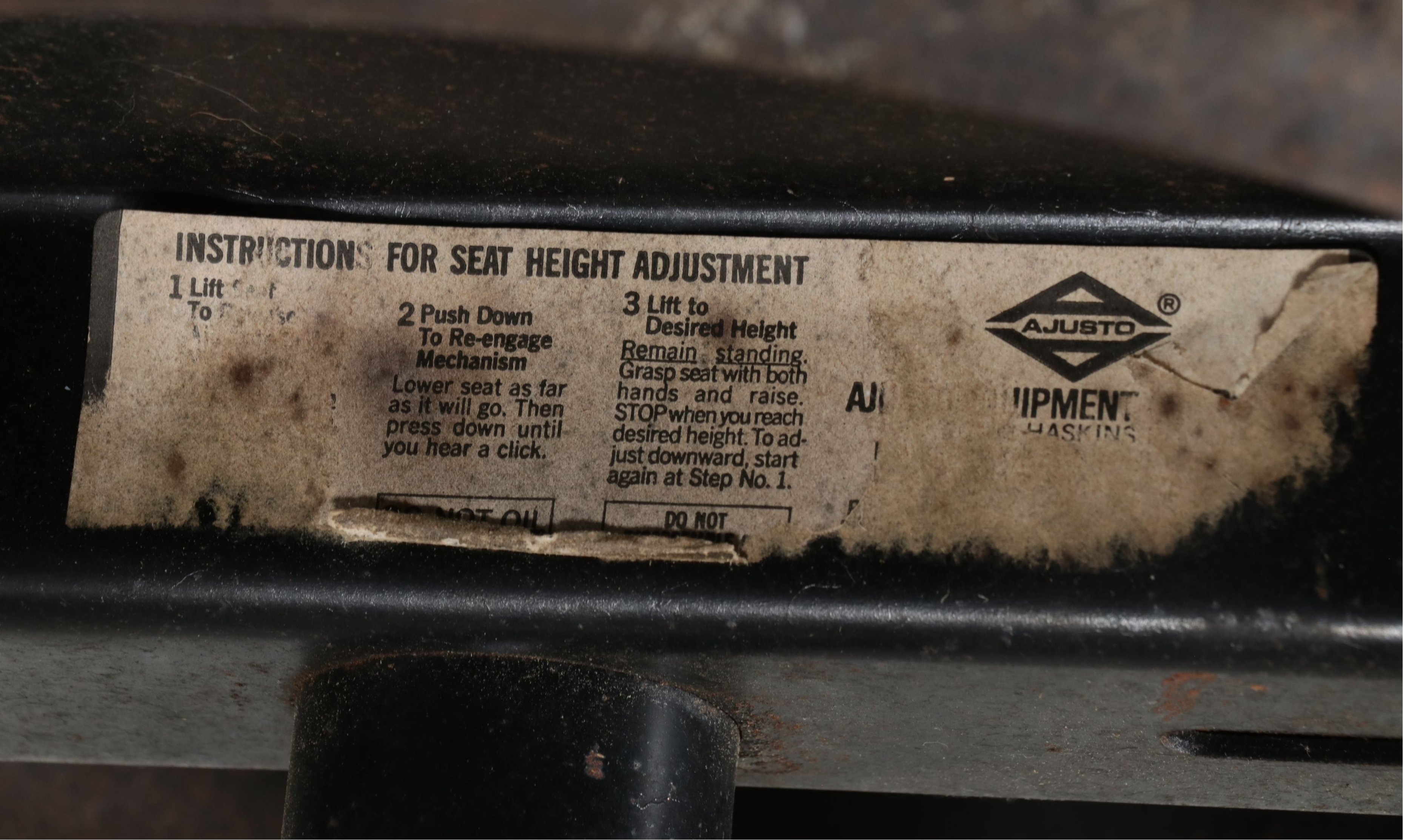 Two Industrial Metal Workshop Stools, Mid-20th Century
