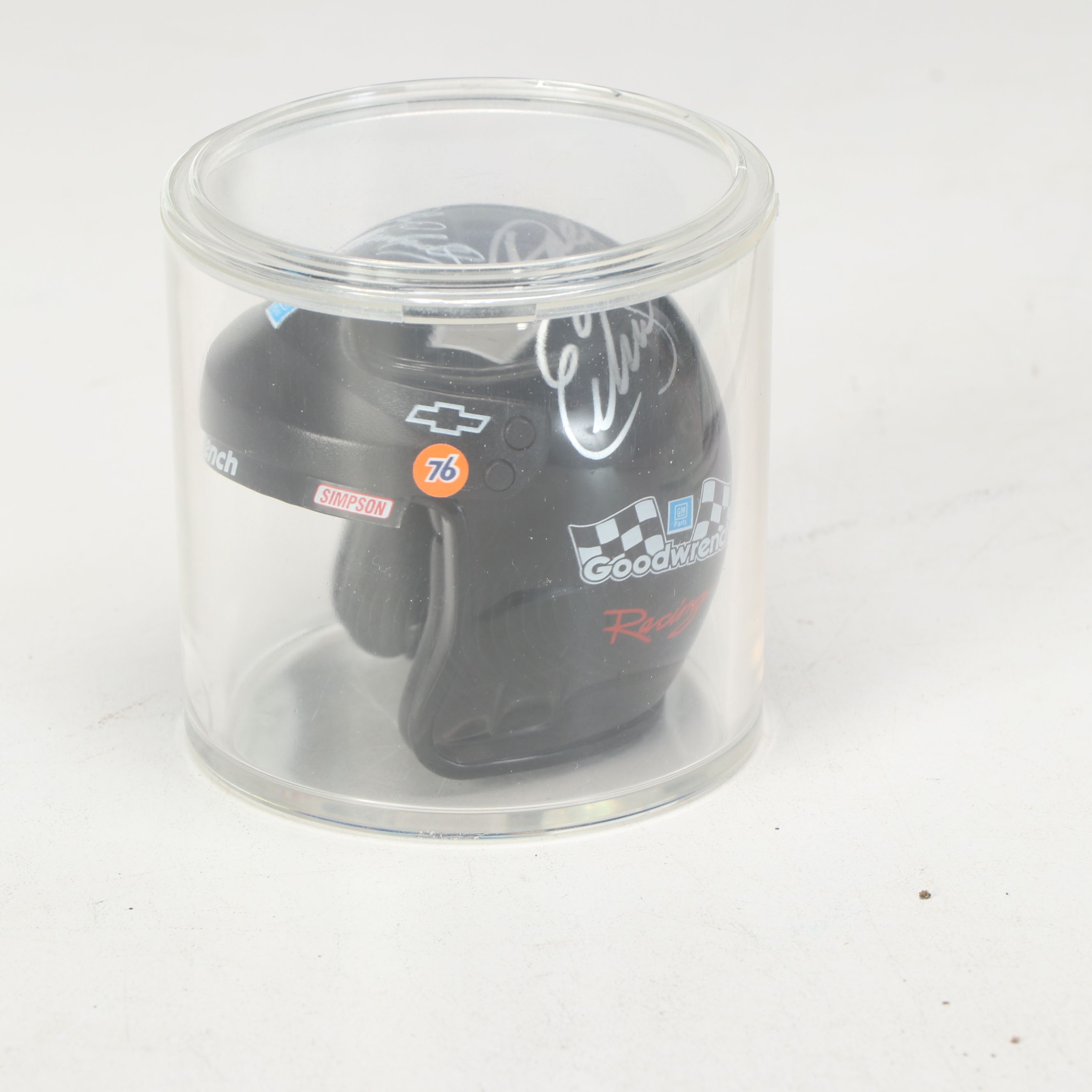 Dale Earnhardt Sr. Signed Mini Helmet with Tony Stewart Signed Flag & More