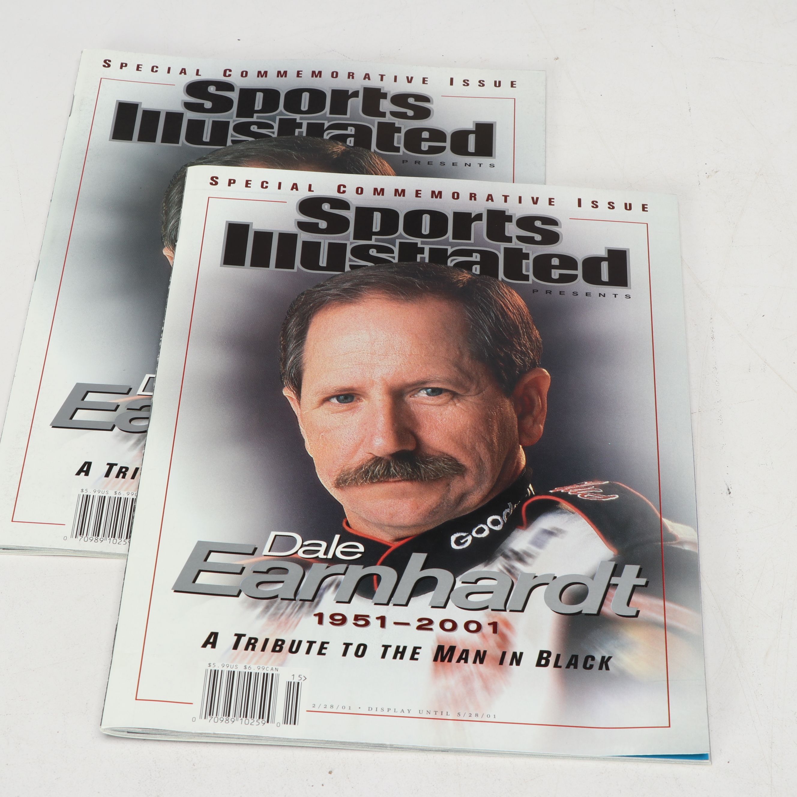 Dale Earnhardt Sr. Signed Mini Helmet with Tony Stewart Signed Flag & More