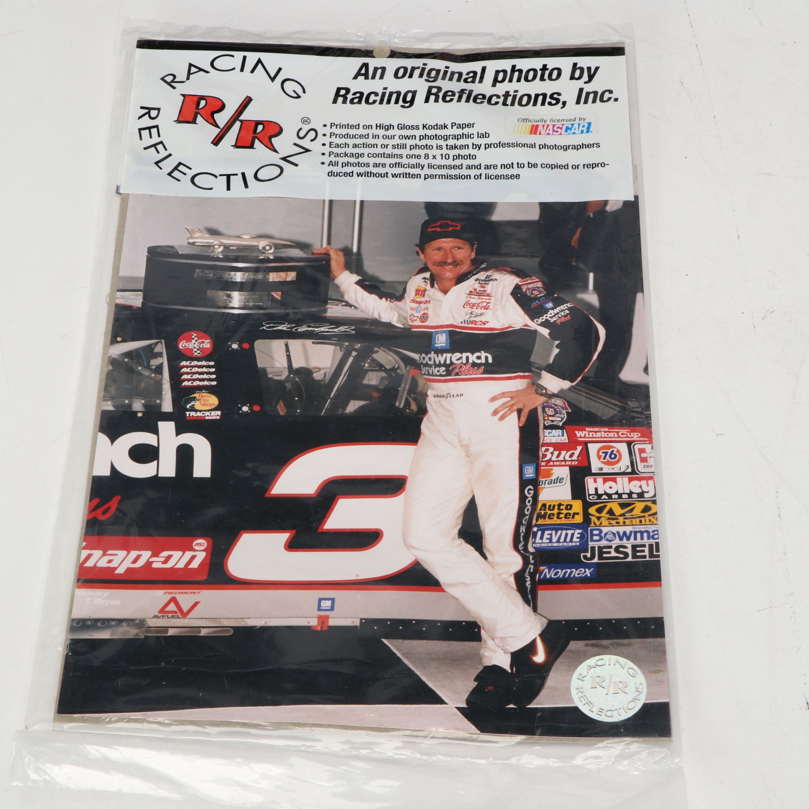 Dale Earnhardt Sr. Signed Mini Helmet with Tony Stewart Signed Flag & More