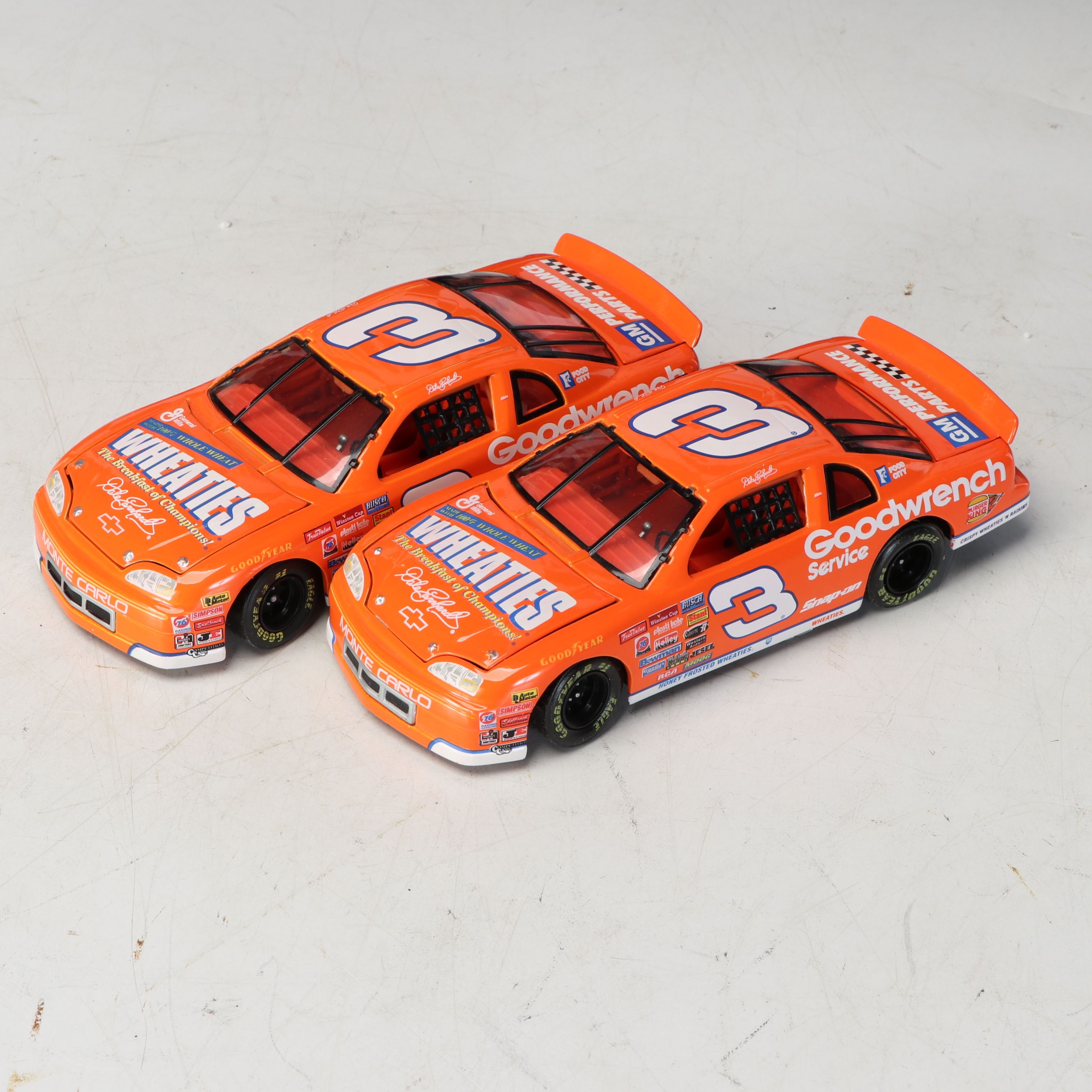 Dale Earnhardt Sr. Signed Mini Helmet with Tony Stewart Signed Flag & More