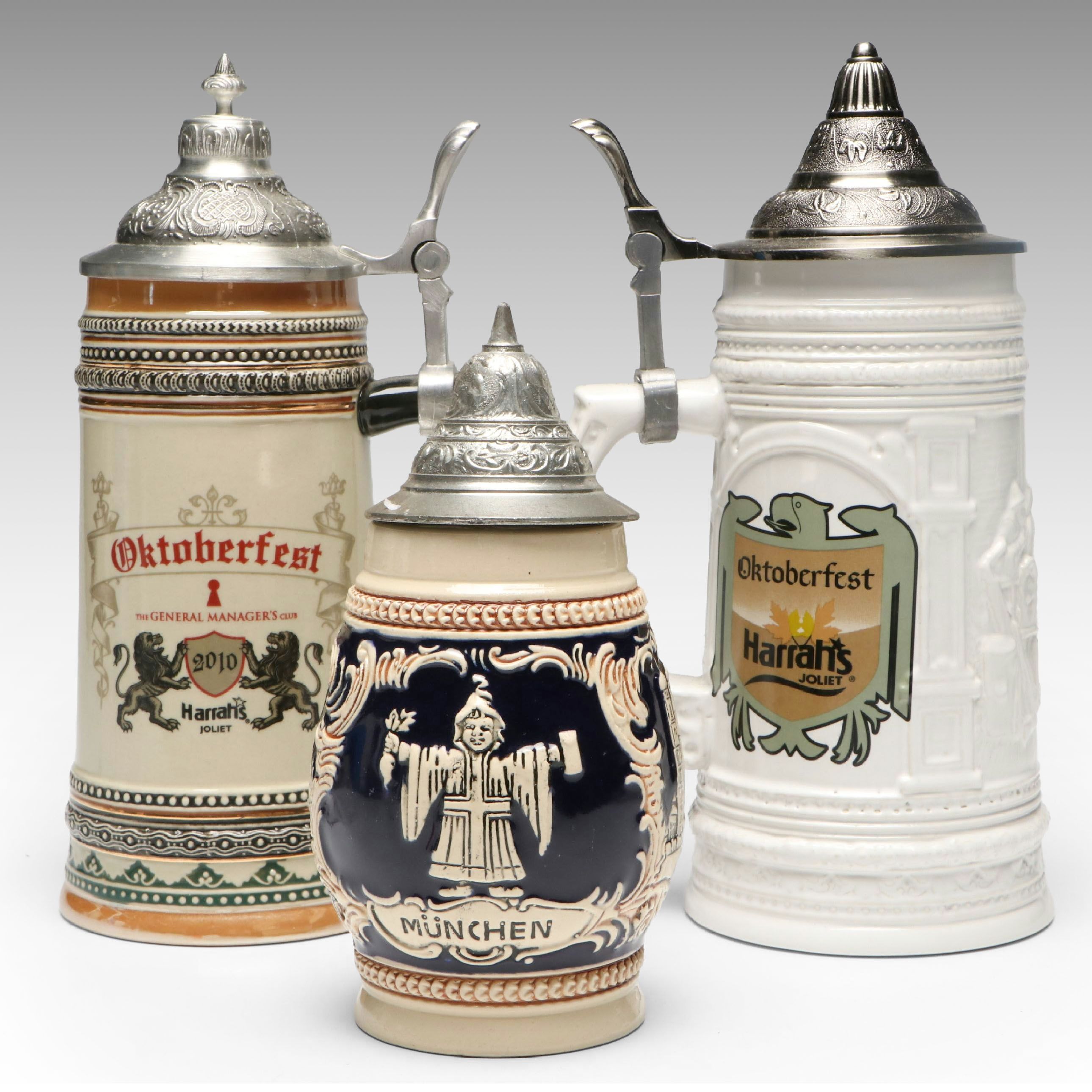 Marzi and Remy German Souvenir with Other Commemorative Oktoberfest Beer Steins
