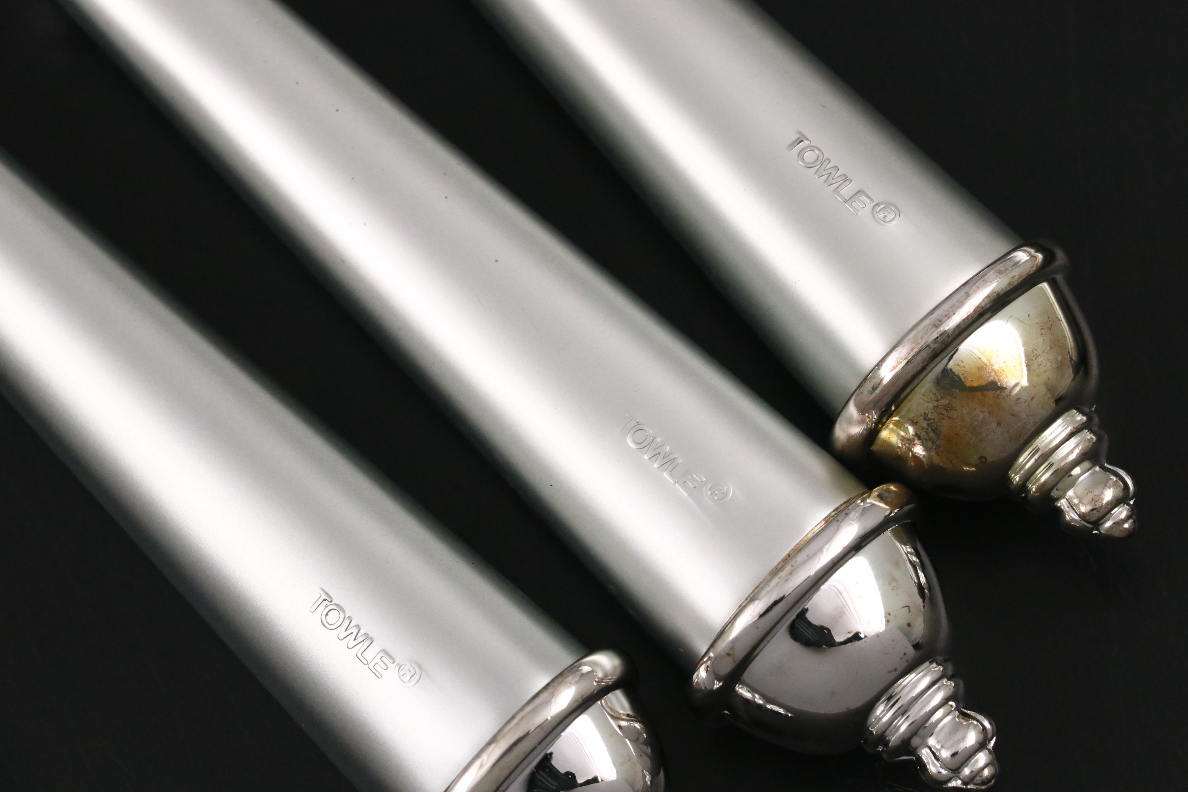 Towle "Copenhagen" Silver Plate Serving Utensils with Carvel Carving Set