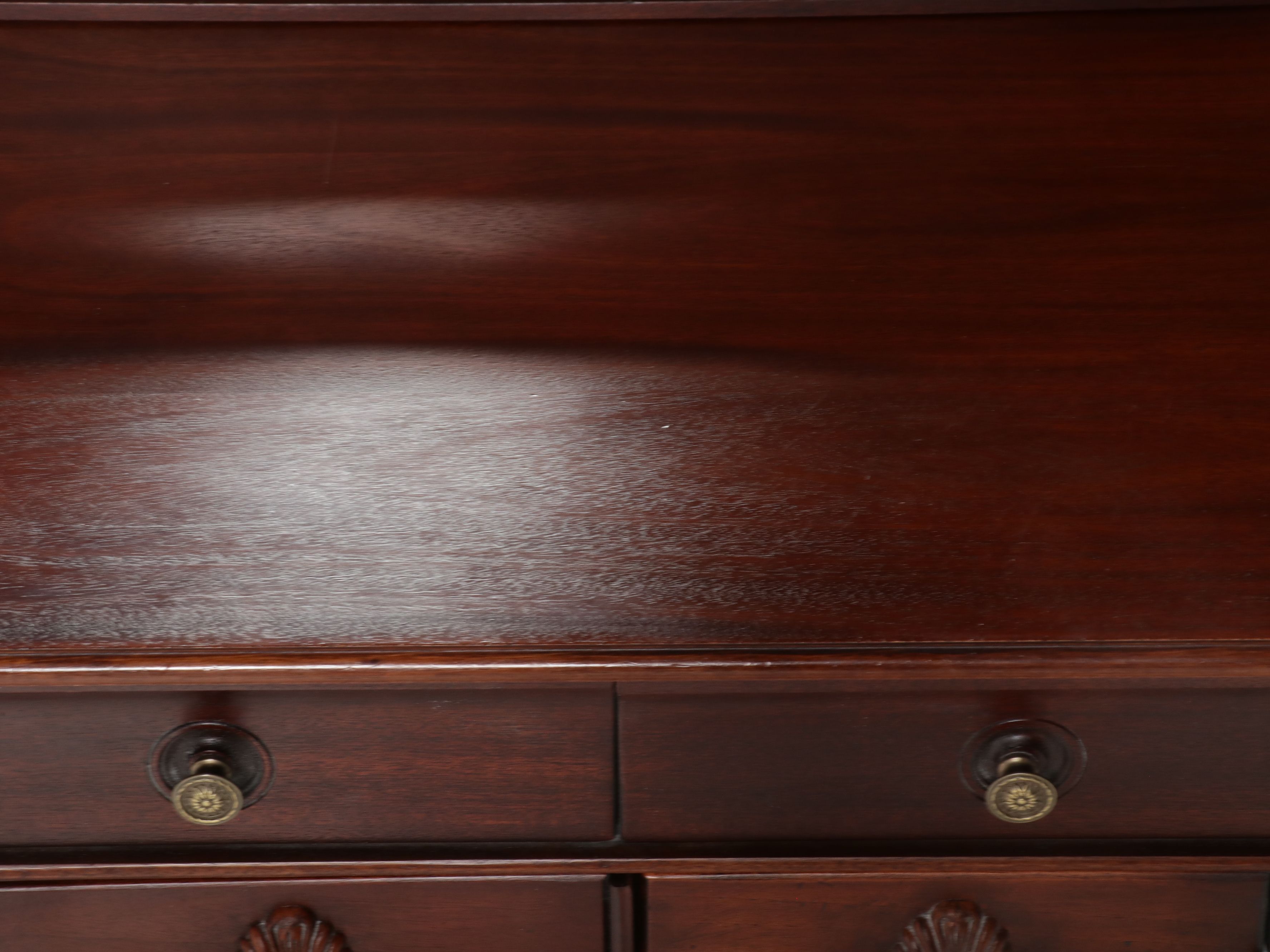 Lexington Furniture "Vestiges" Triple Dresser and Mirror, Late 20th Century
