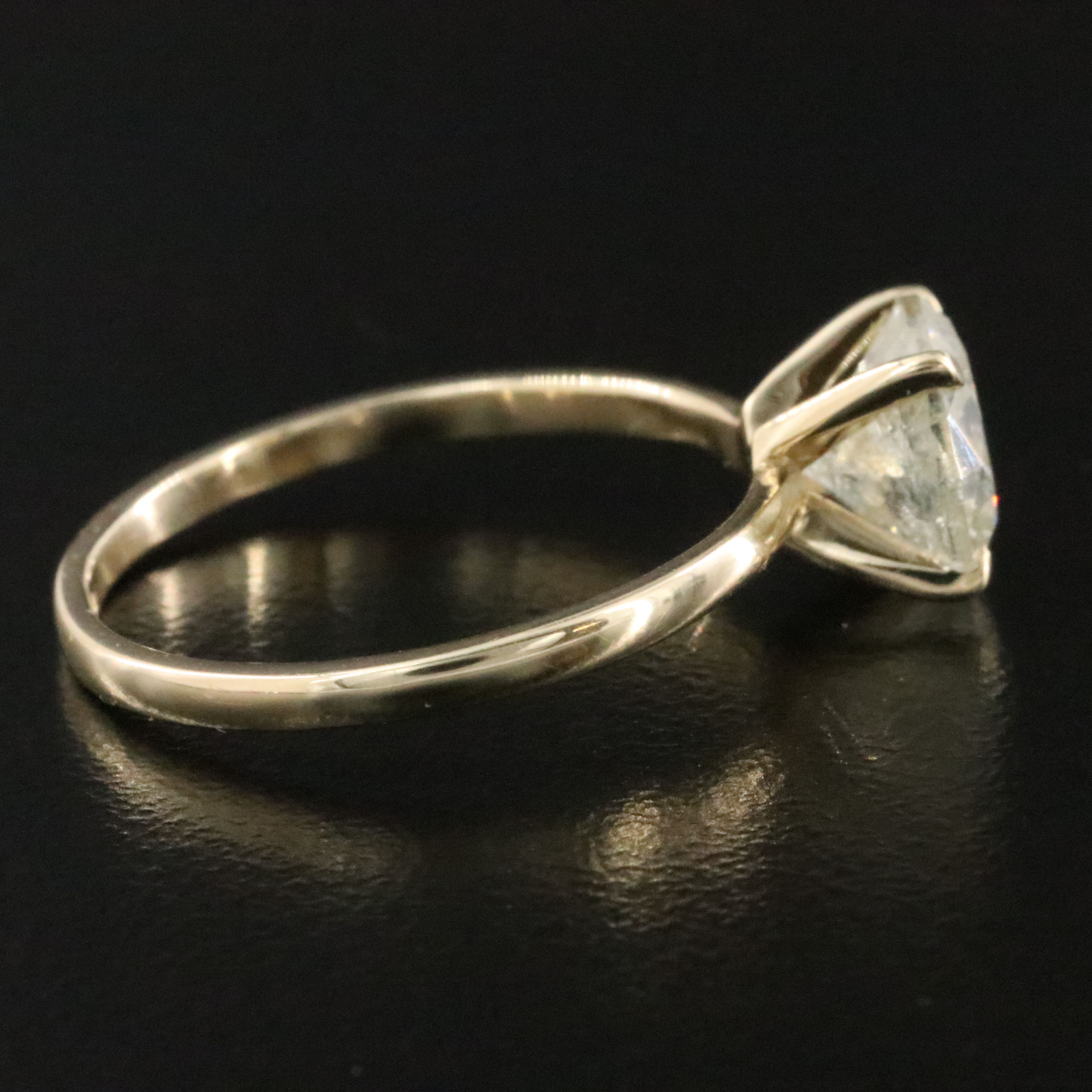 14K 1.62 CT Diamond Solitaire Ring