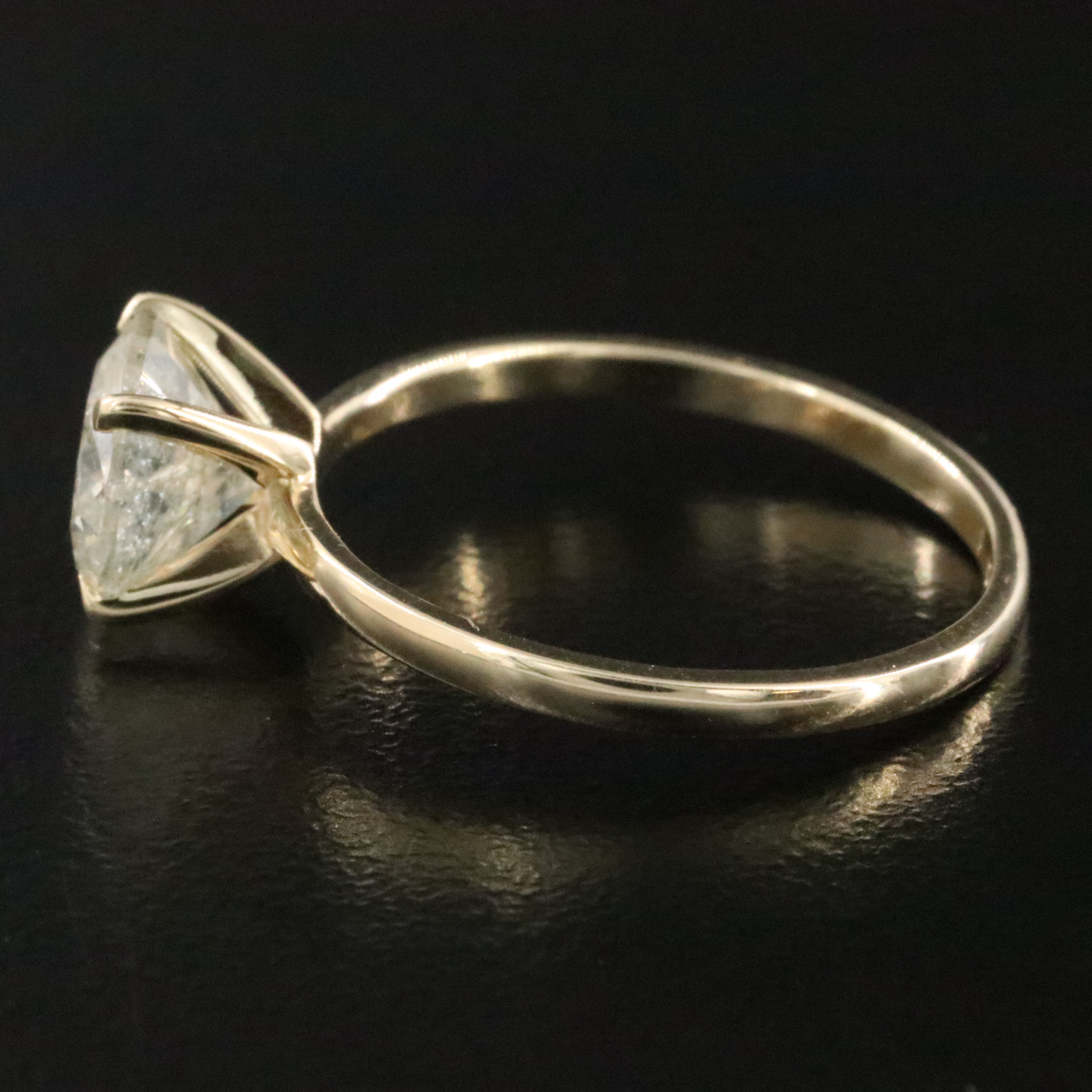 14K 1.62 CT Diamond Solitaire Ring