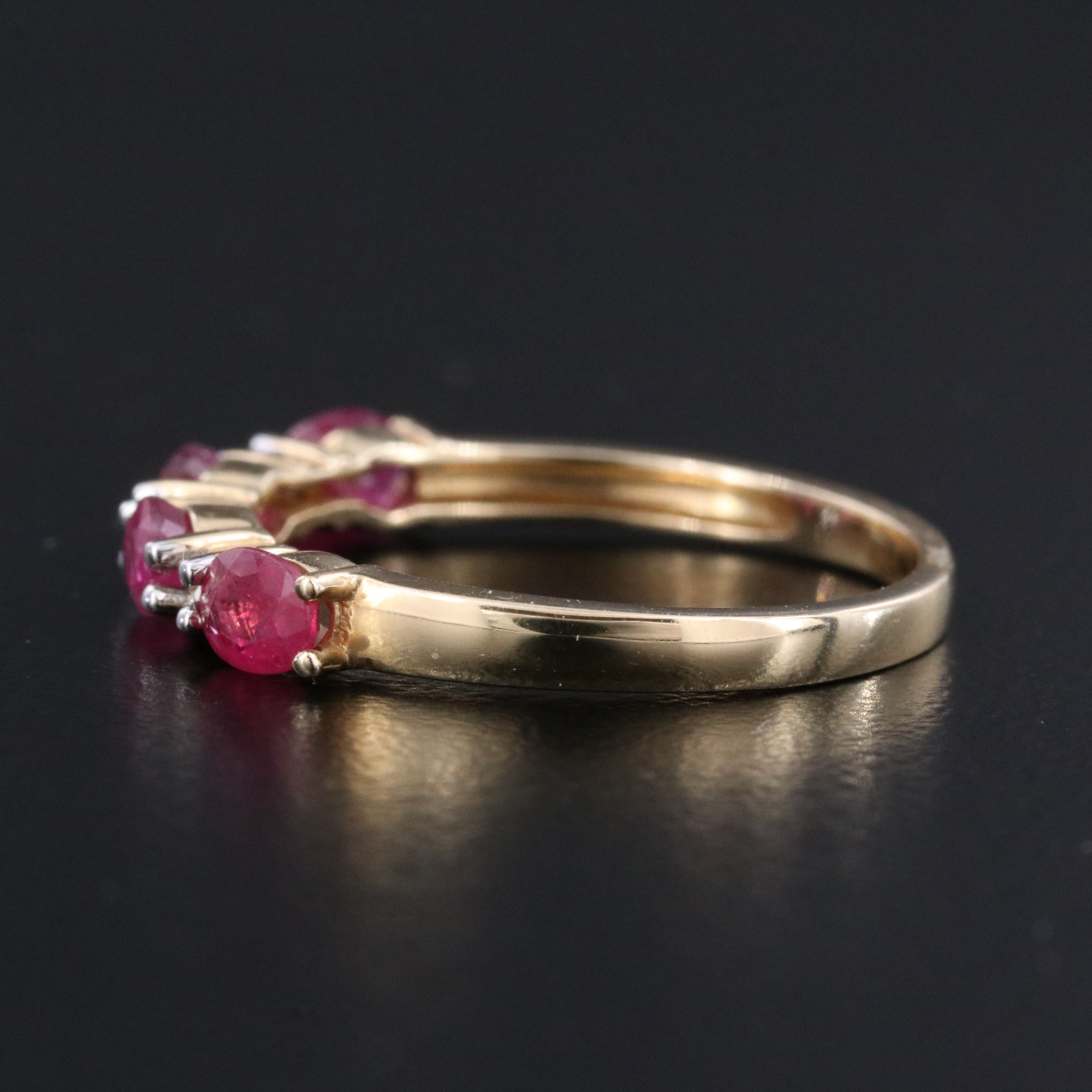 14K Ruby and Diamond Ring