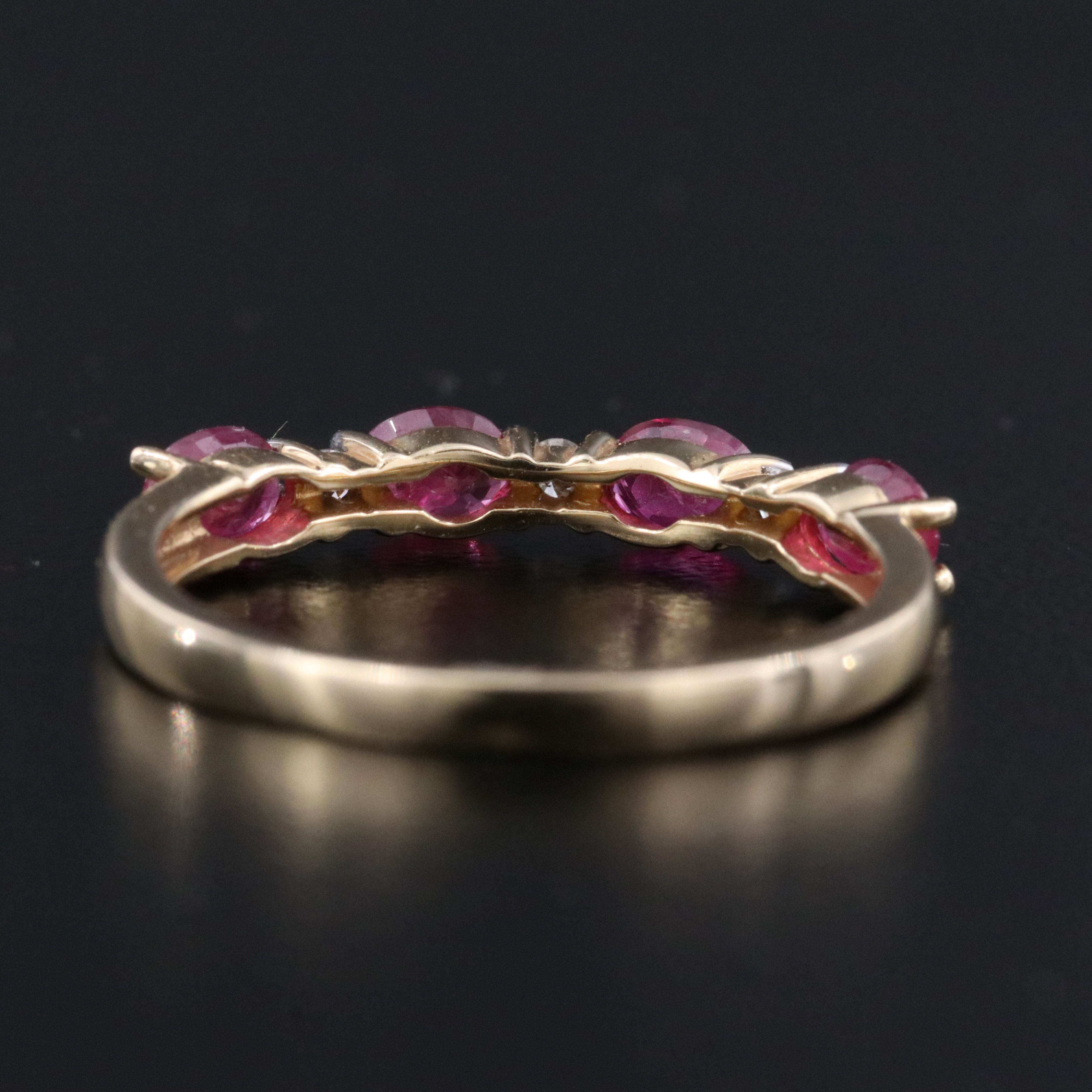 14K Ruby and Diamond Ring