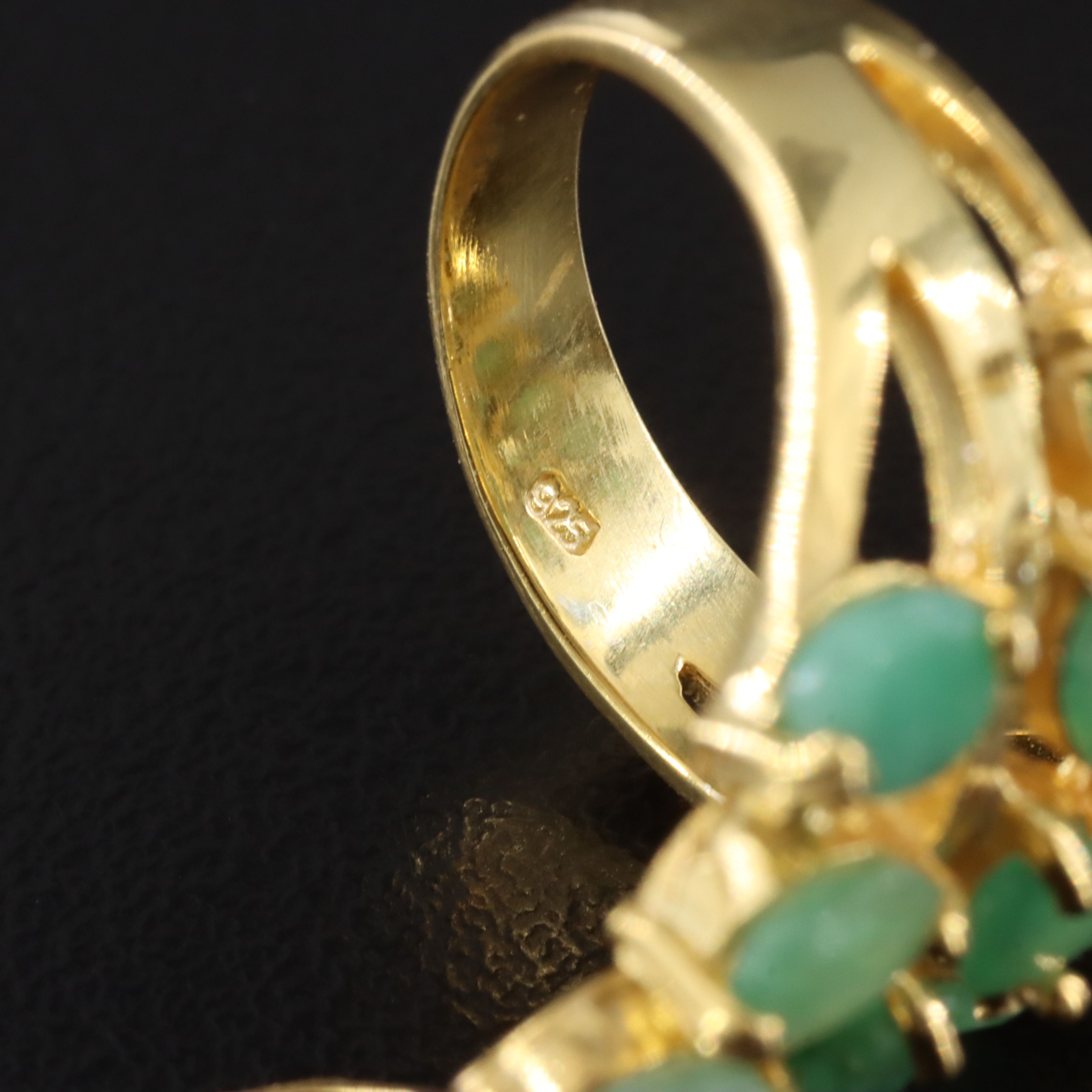 Sterling Emerald Ring