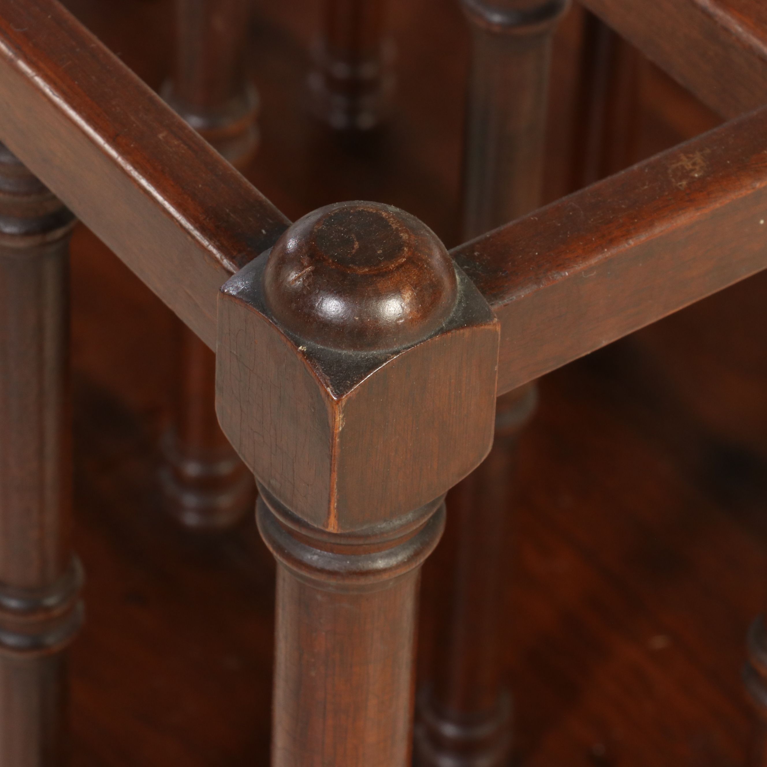 Regency Style Mahogany Canterbury, 20th Century