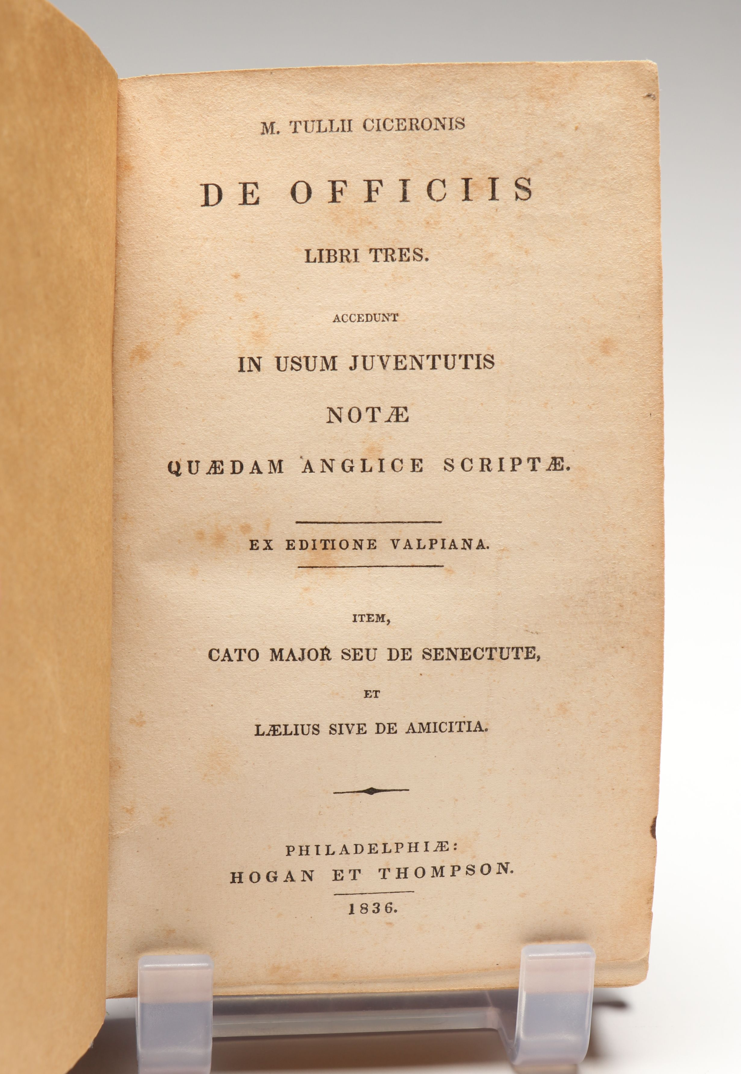 "The Eclogues and Georgics" by Virgil with "De Officiis" Vol. III by Cicero