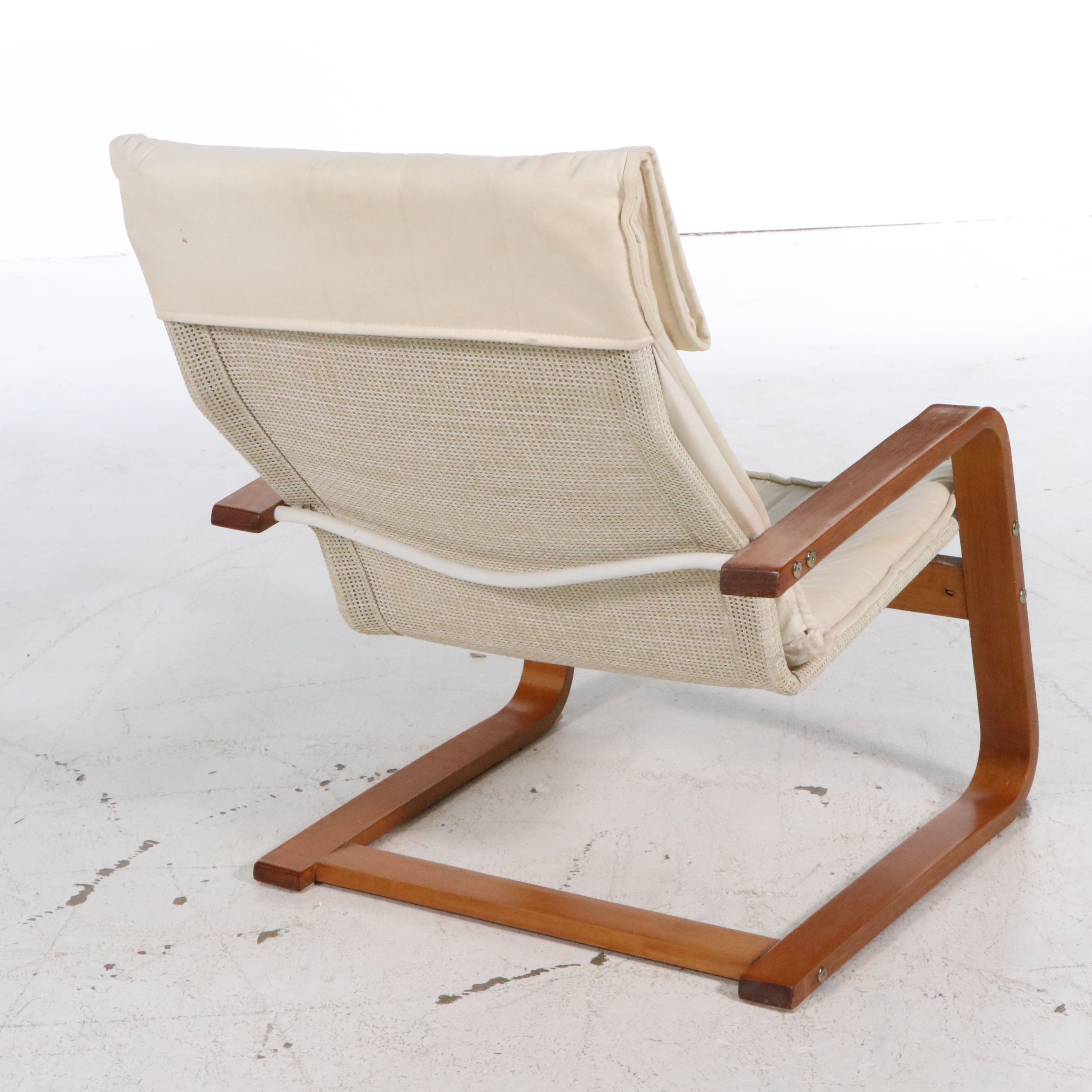 IKEA Scandinavian Modern Style "POEM" Cantilevered Armchair, Late 20th Century