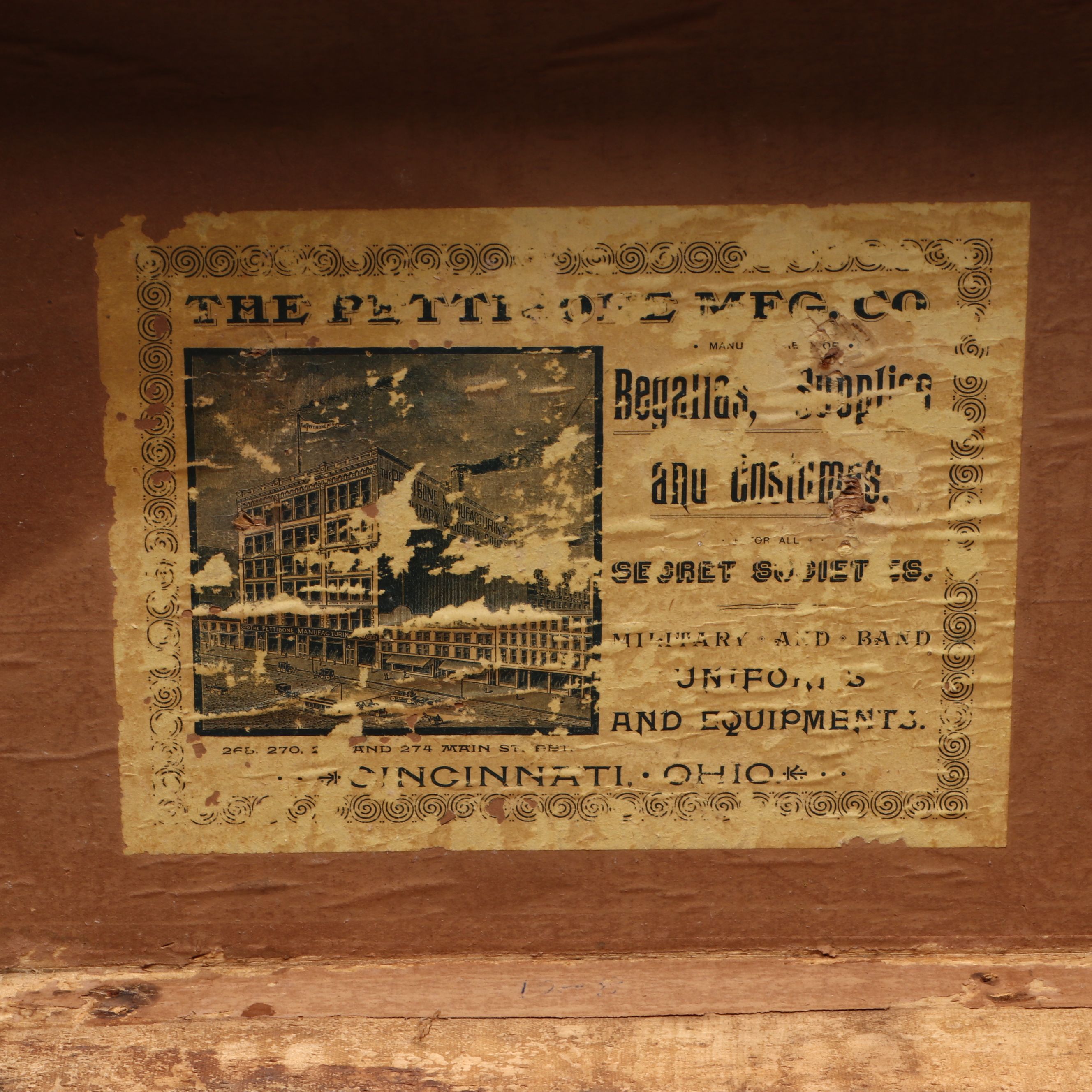 The Pettibone Mfg. Co. Wooden Box, Late 19th/Early 20th Century