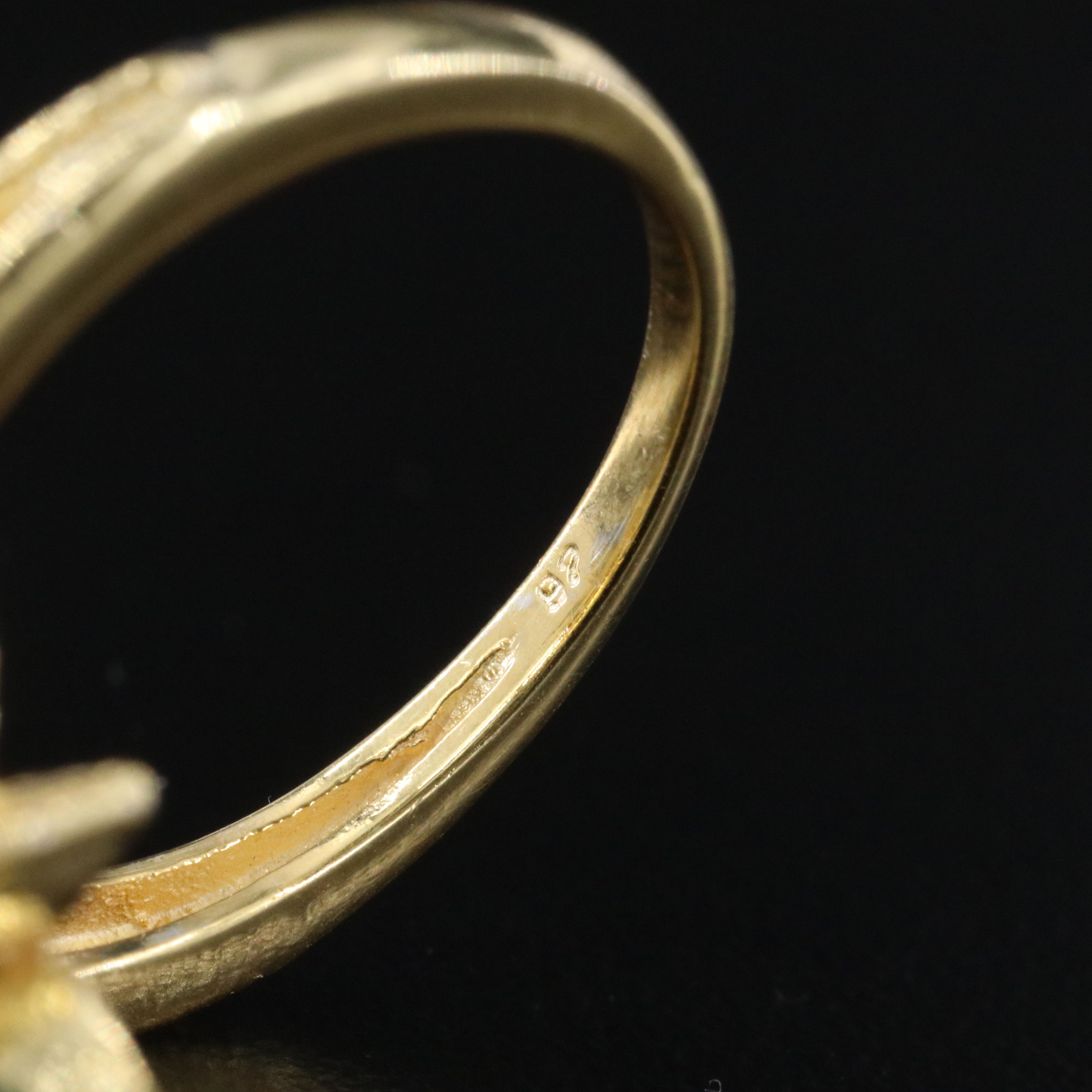 Sterling Emerald and Ruby Flower Ring